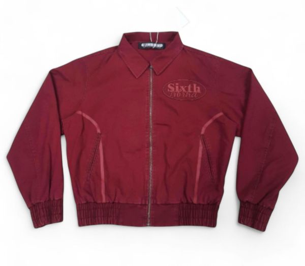 "Predator" Red Zip-Up Jacket