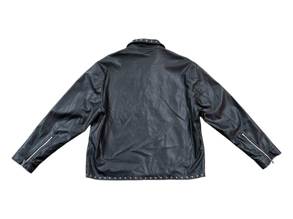 "Skyrim" Black Faux Leather Jacket