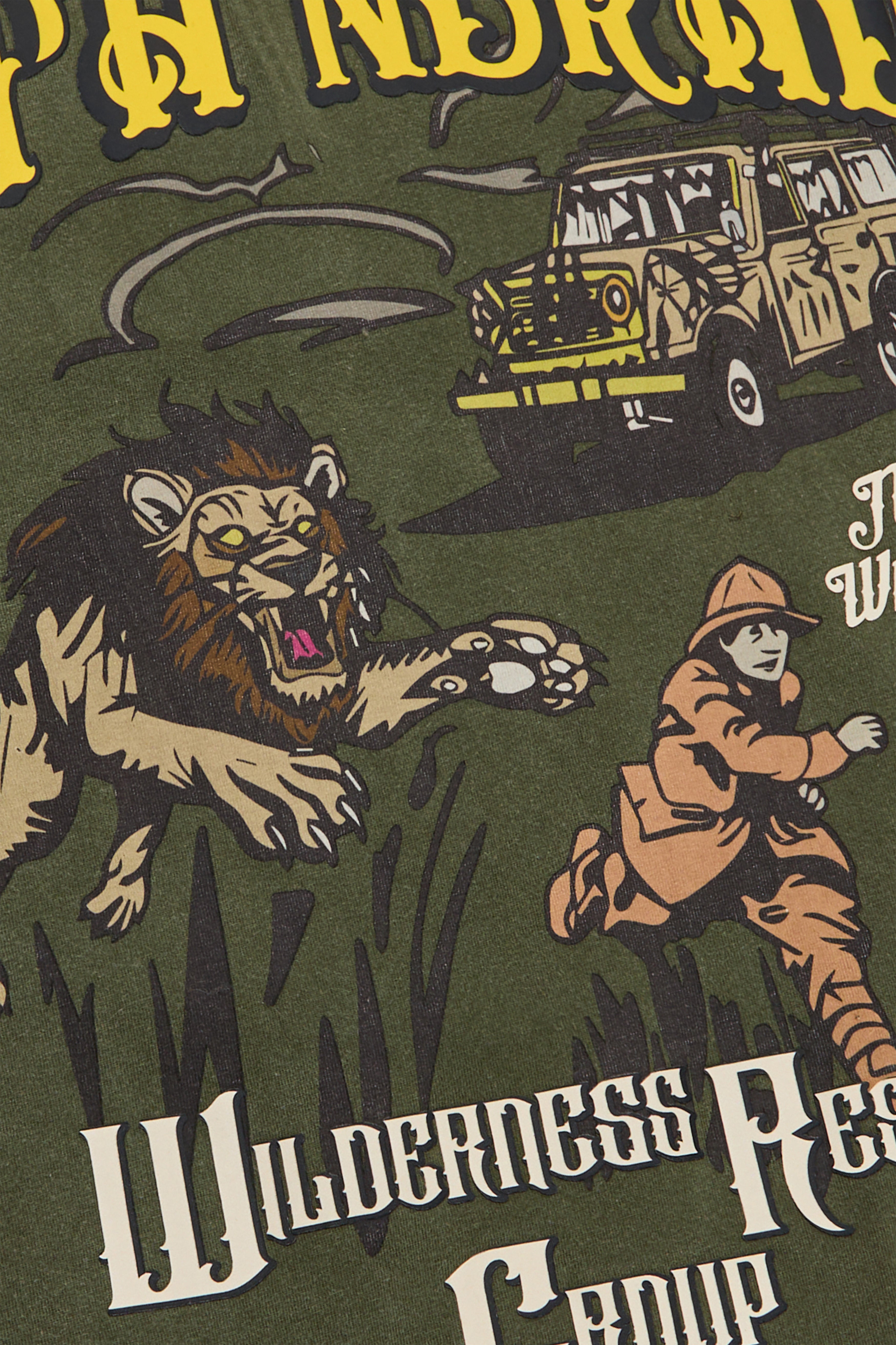 6thNBRHD LONG SLEEVE TEE "WILDERNESS" OLIVE