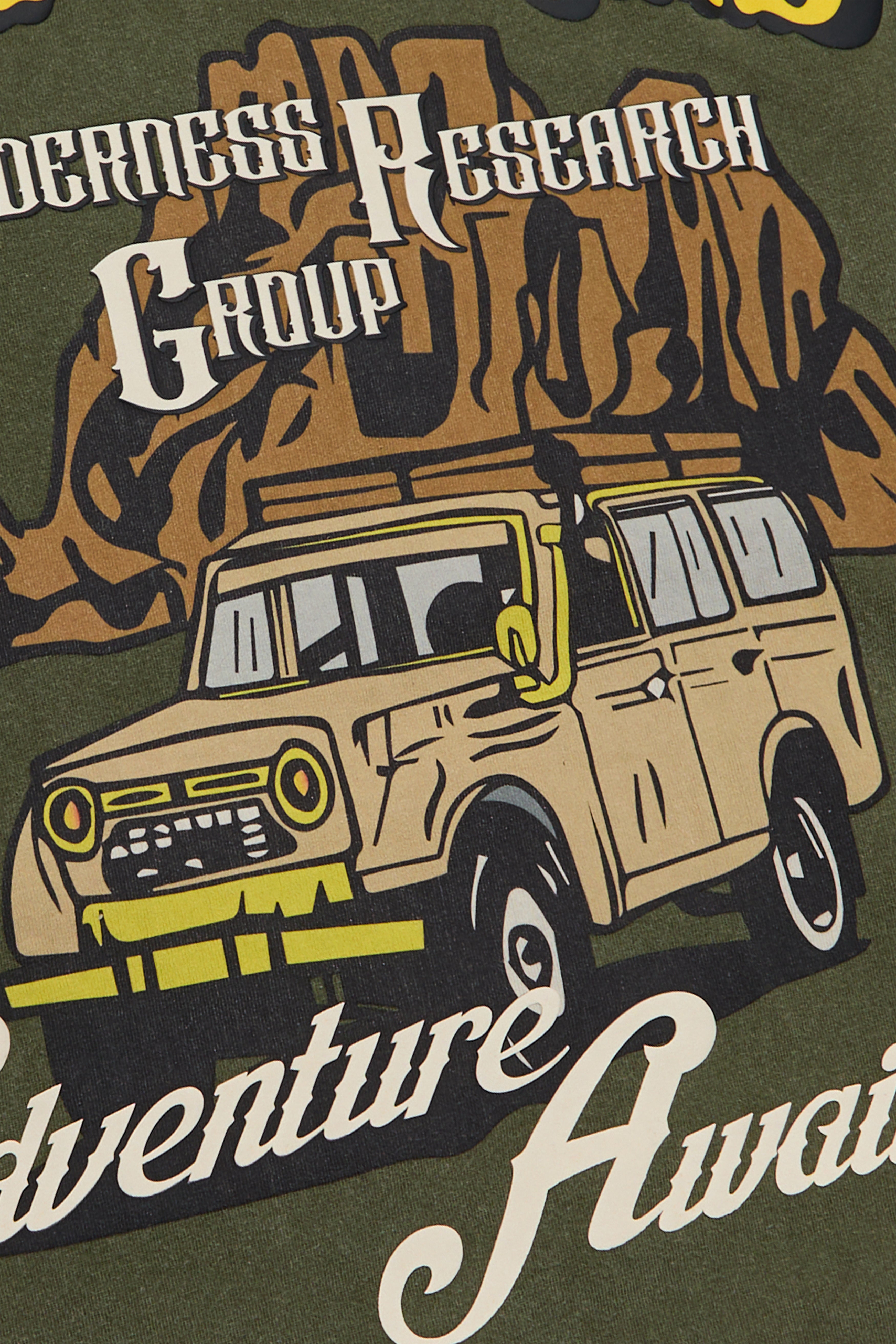 6thNBRHD LONG SLEEVE TEE "WILDERNESS" OLIVE
