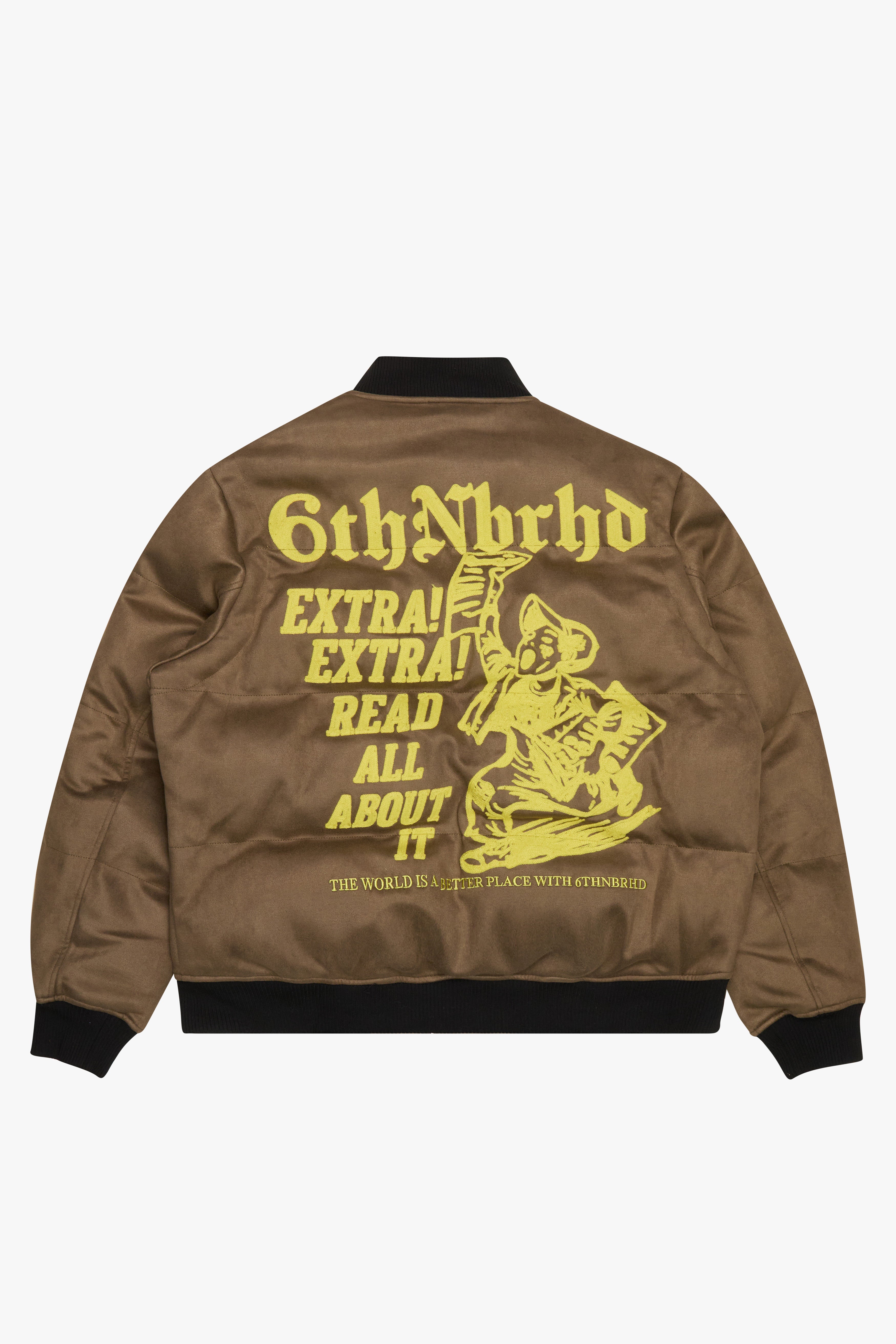 6thNBRHD JACKET "HEADLINES" -OLIVE