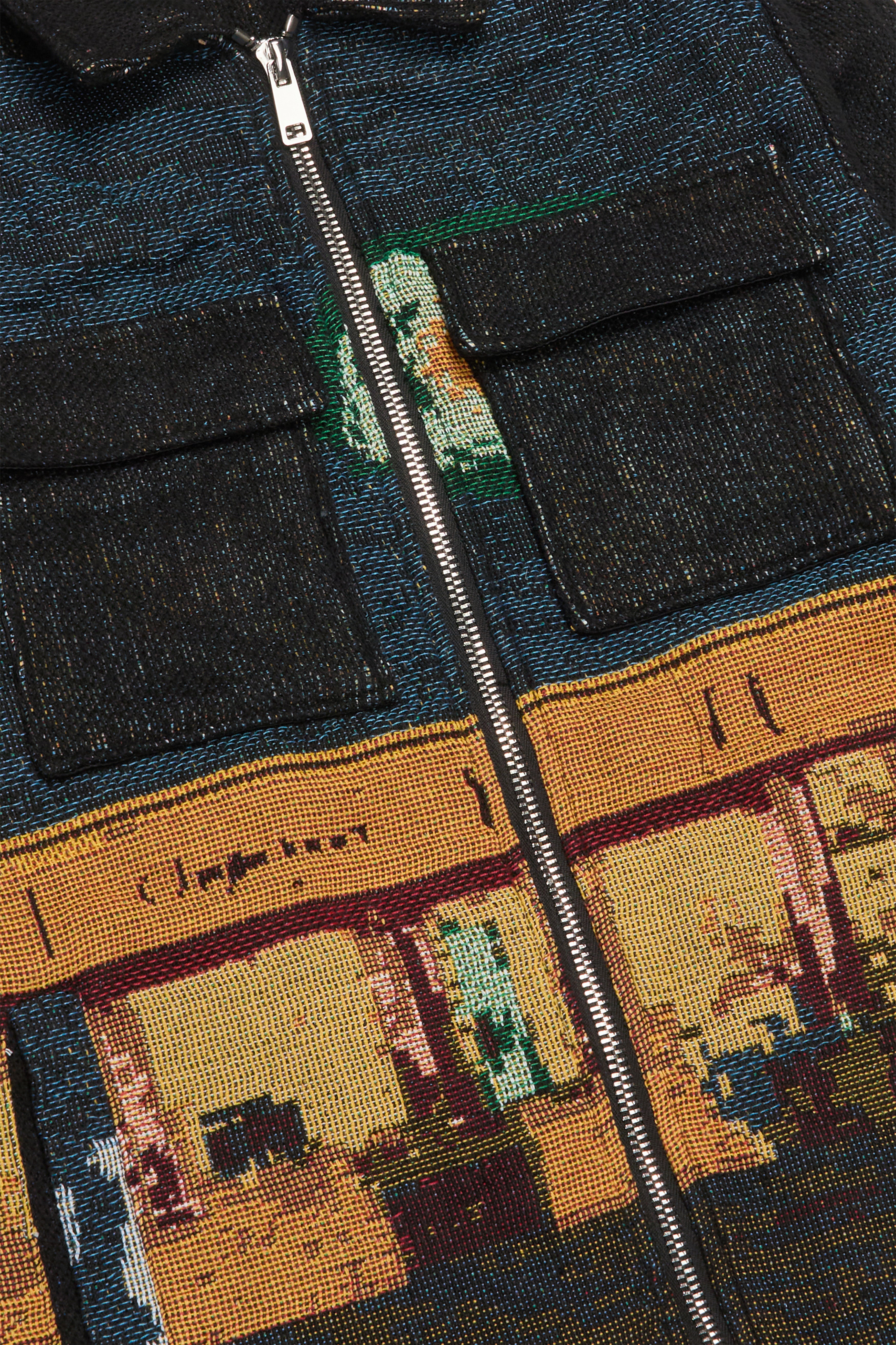 6thNBRHD JACKET "STORE FRONT" BLACK MULTI