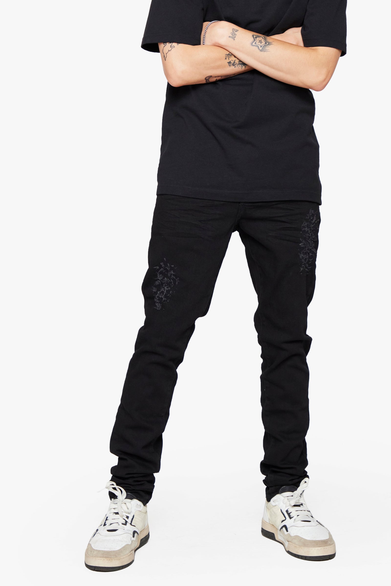 "Pali" Skinny Jeans Black