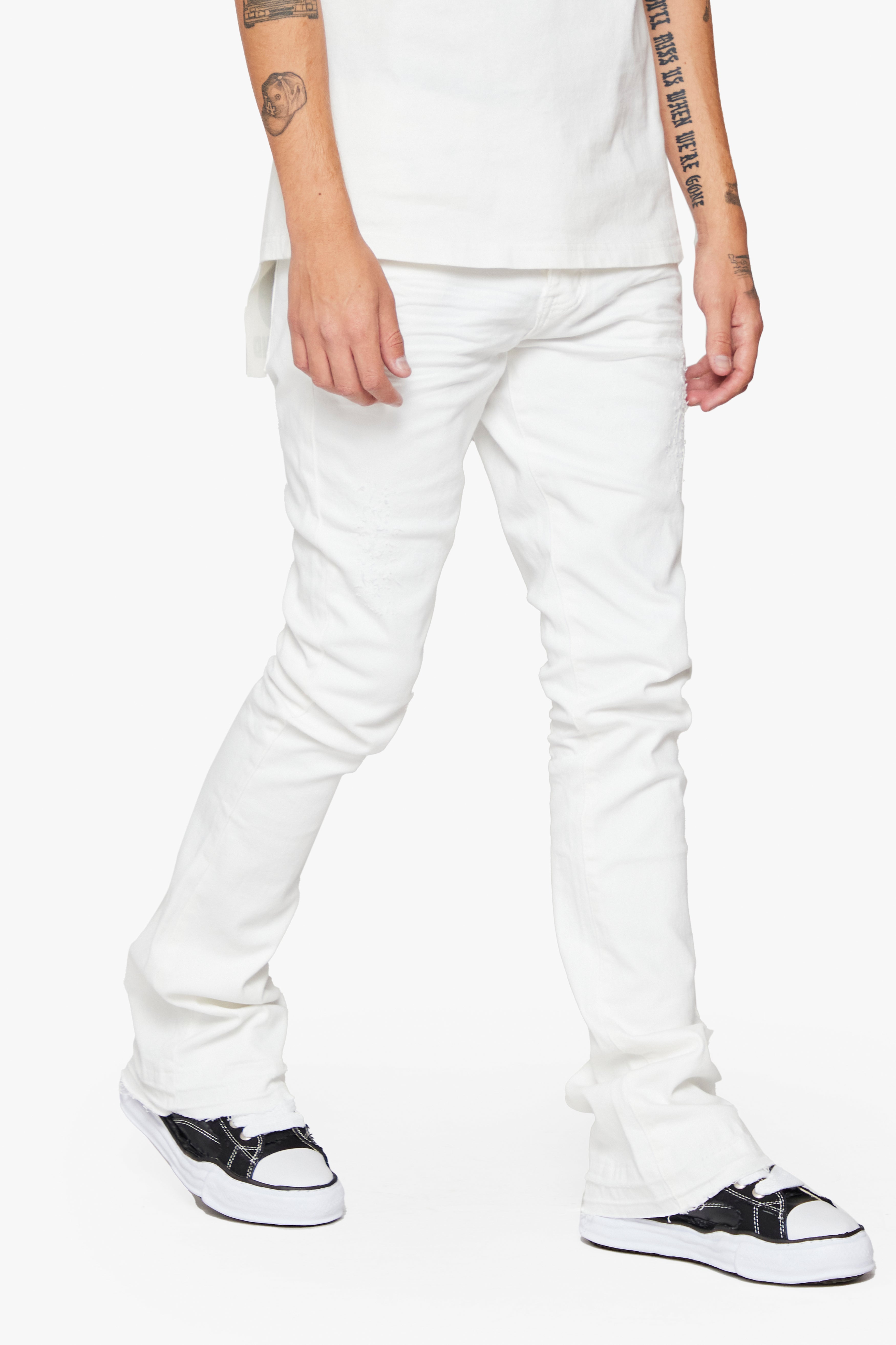 6thNBRHD STACKED "PALI" -WHITE
