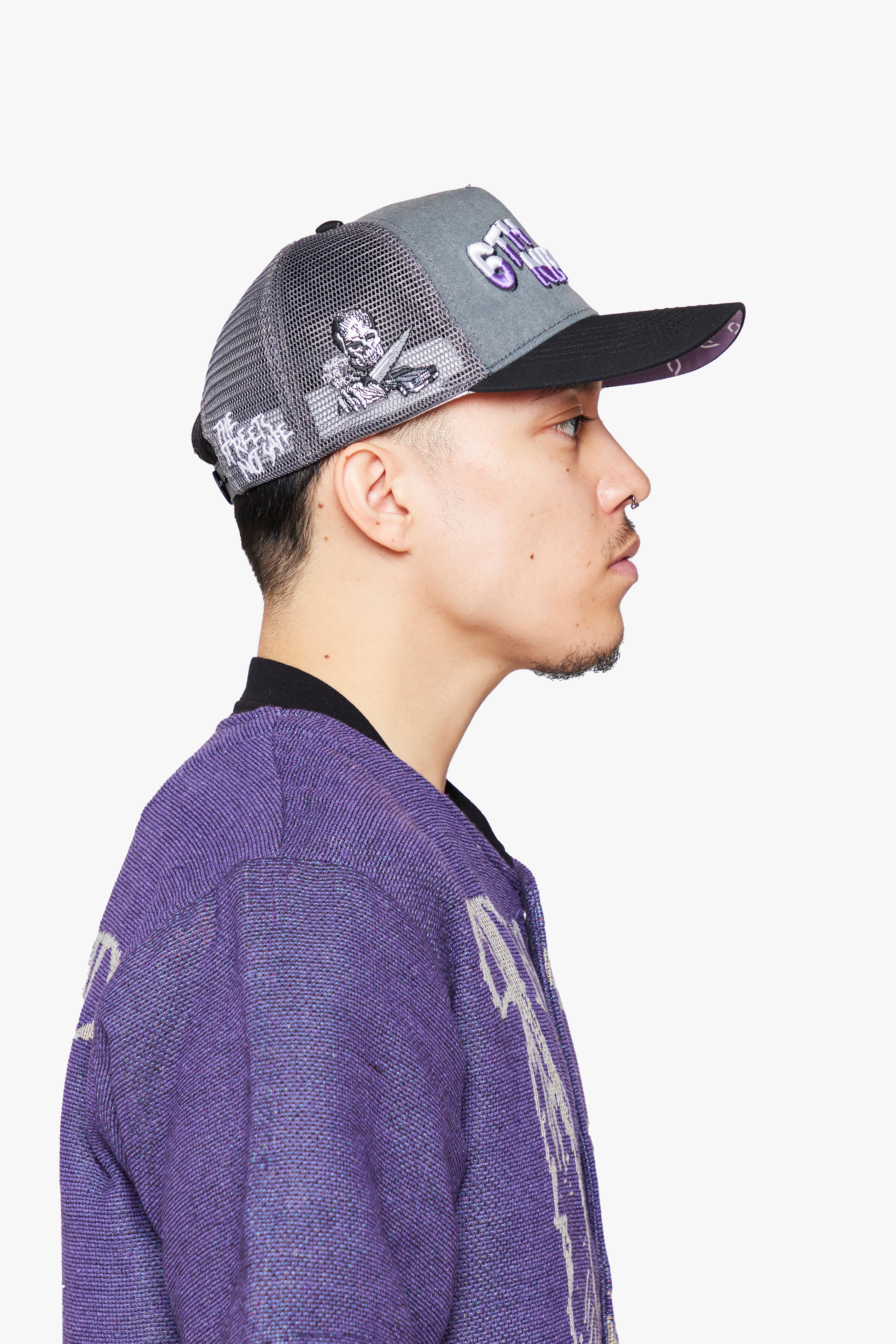 "Stalker" Snapback Hat Grey