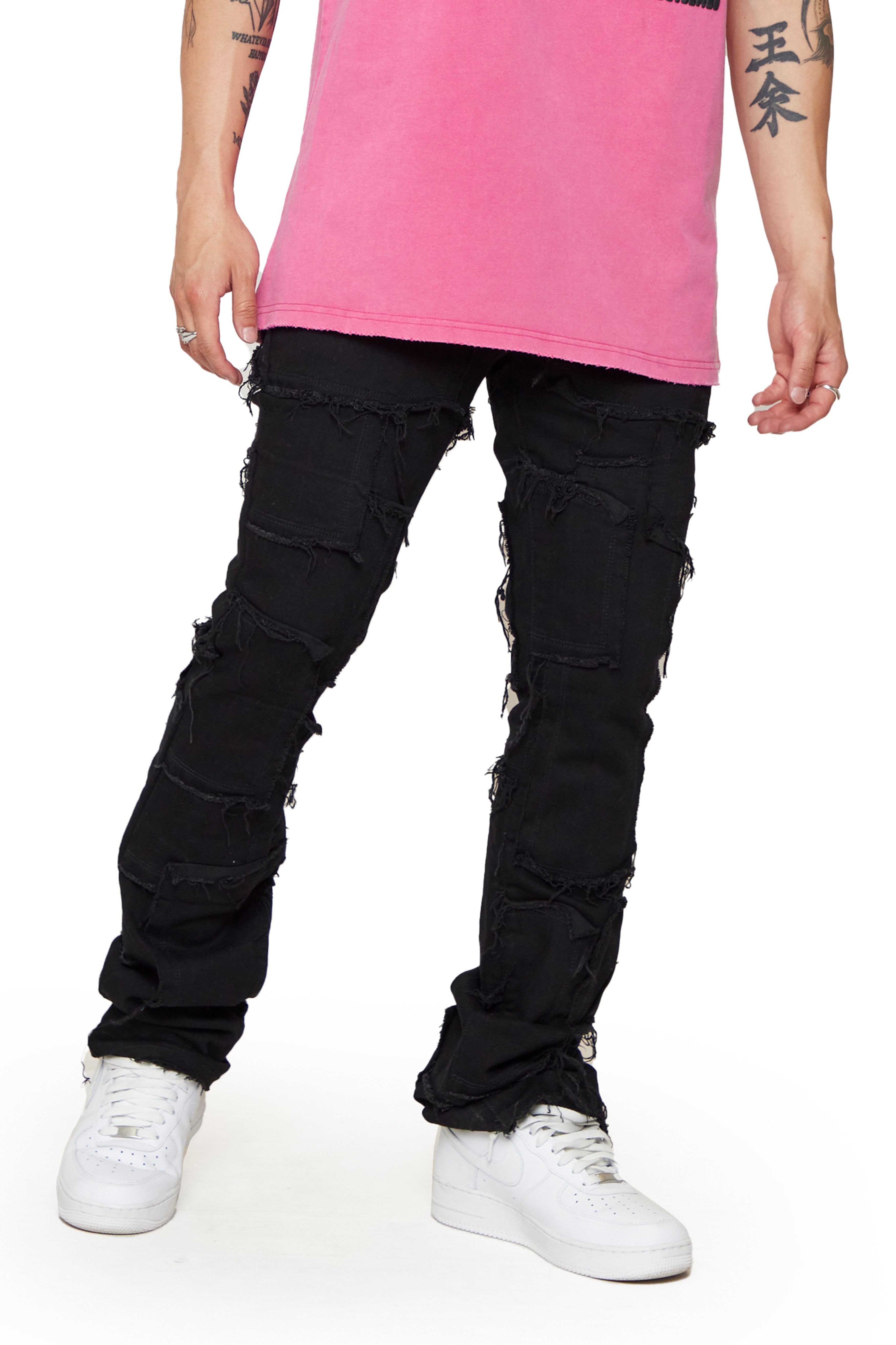 6thNBRHD JEANS "LUPIN" BLACK