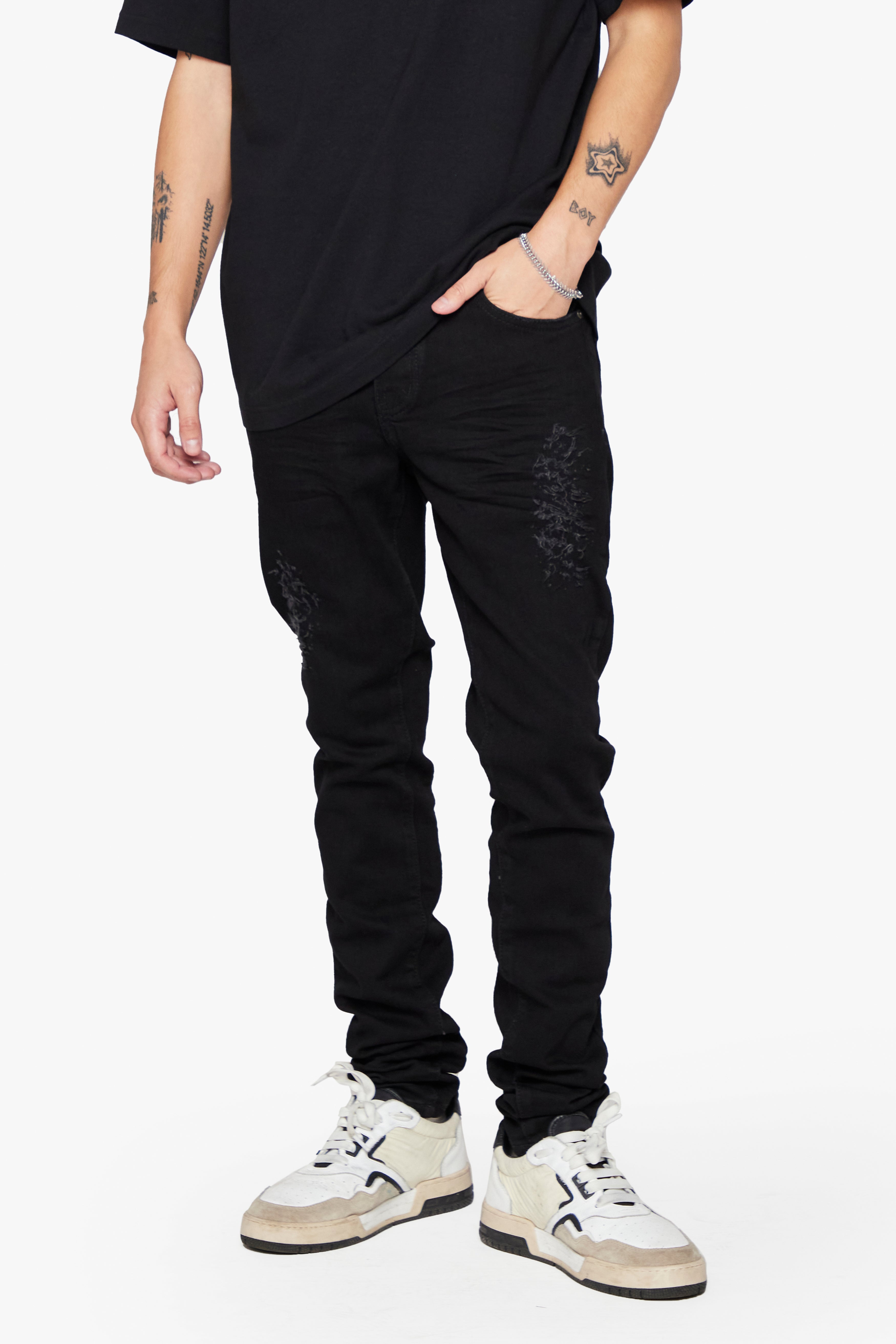 6thNBRHD SKINNY JEAN "PALI" -BLACK
