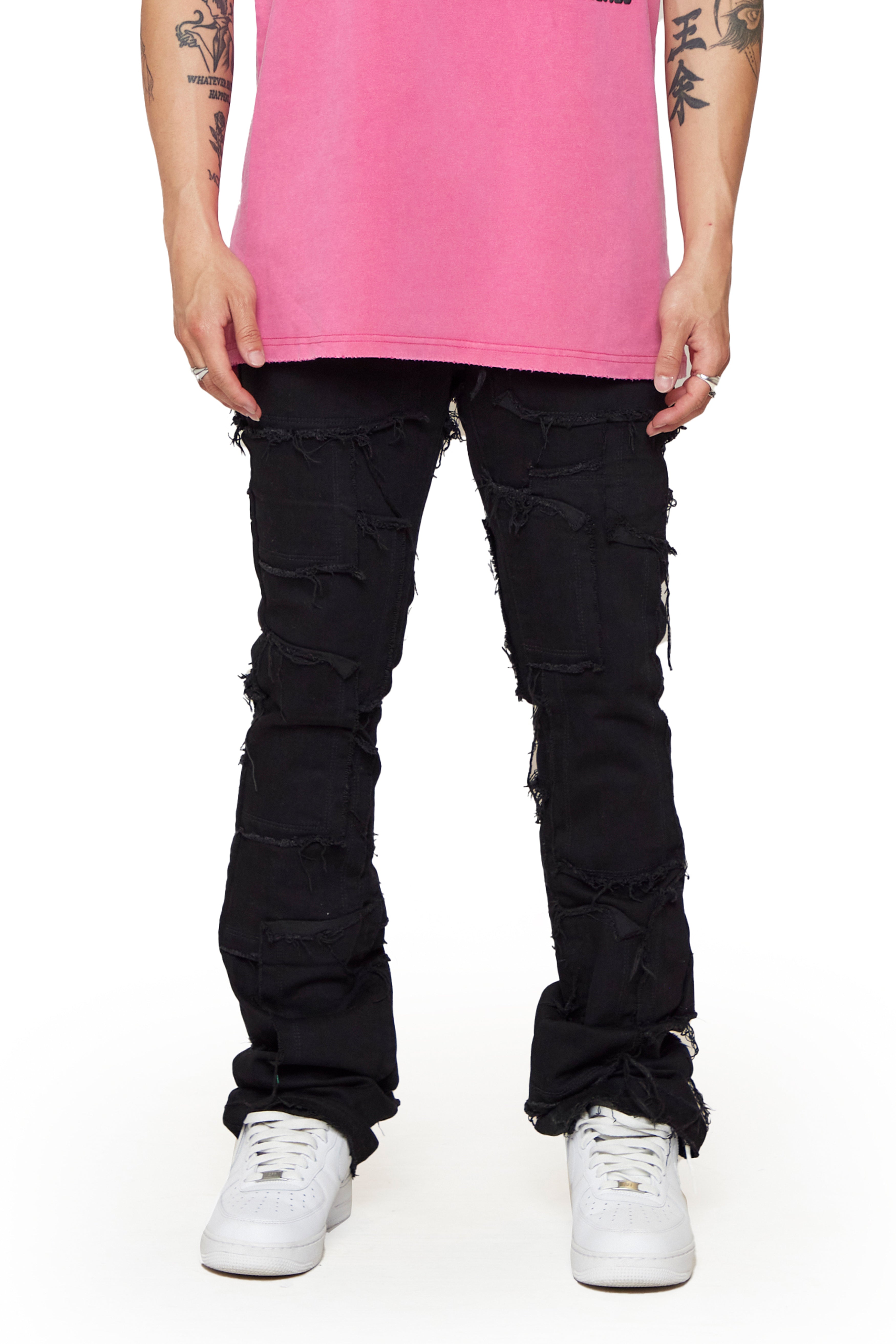 6thNBRHD JEANS "LUPIN" BLACK