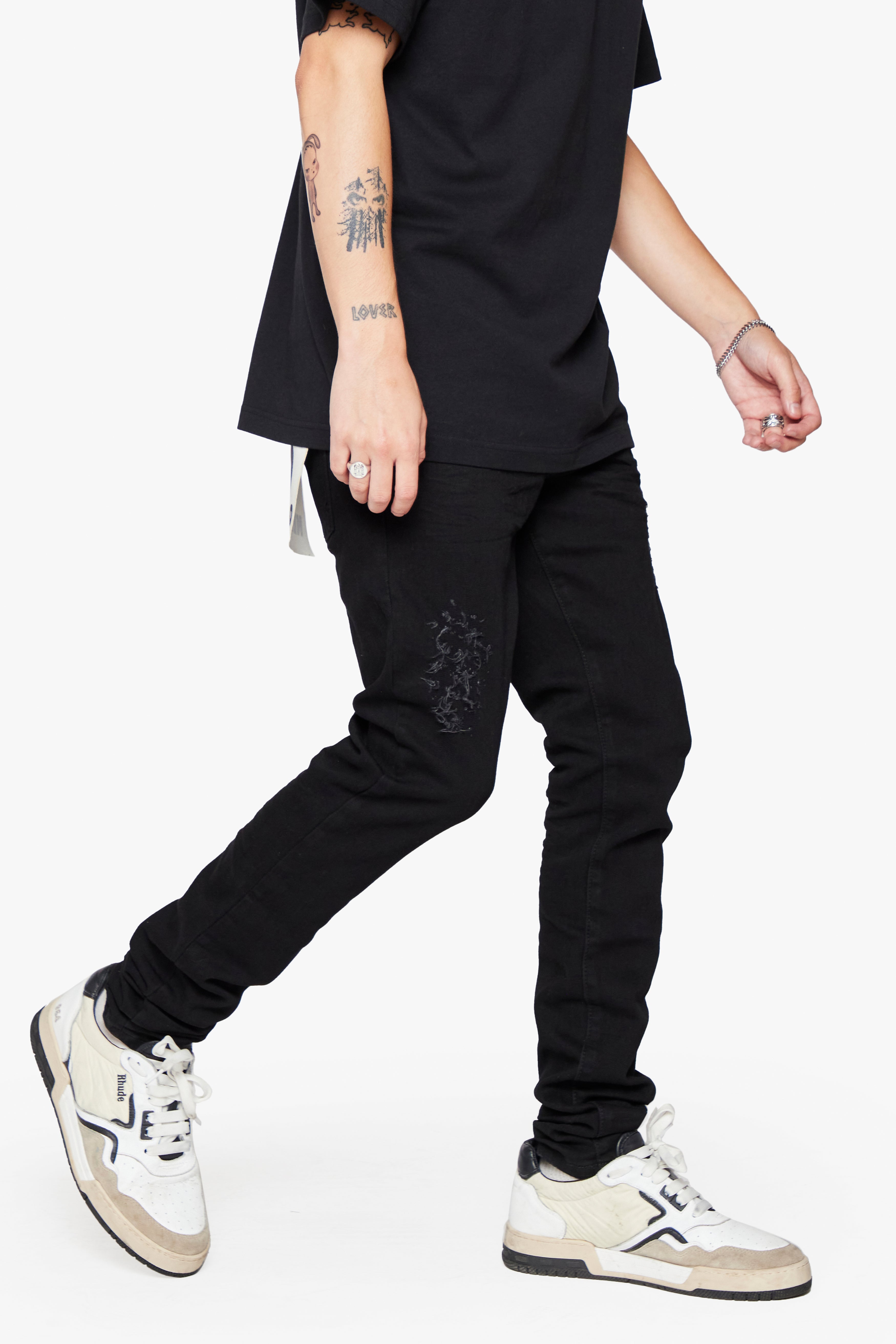 6thNBRHD SKINNY JEAN "PALI" -BLACK