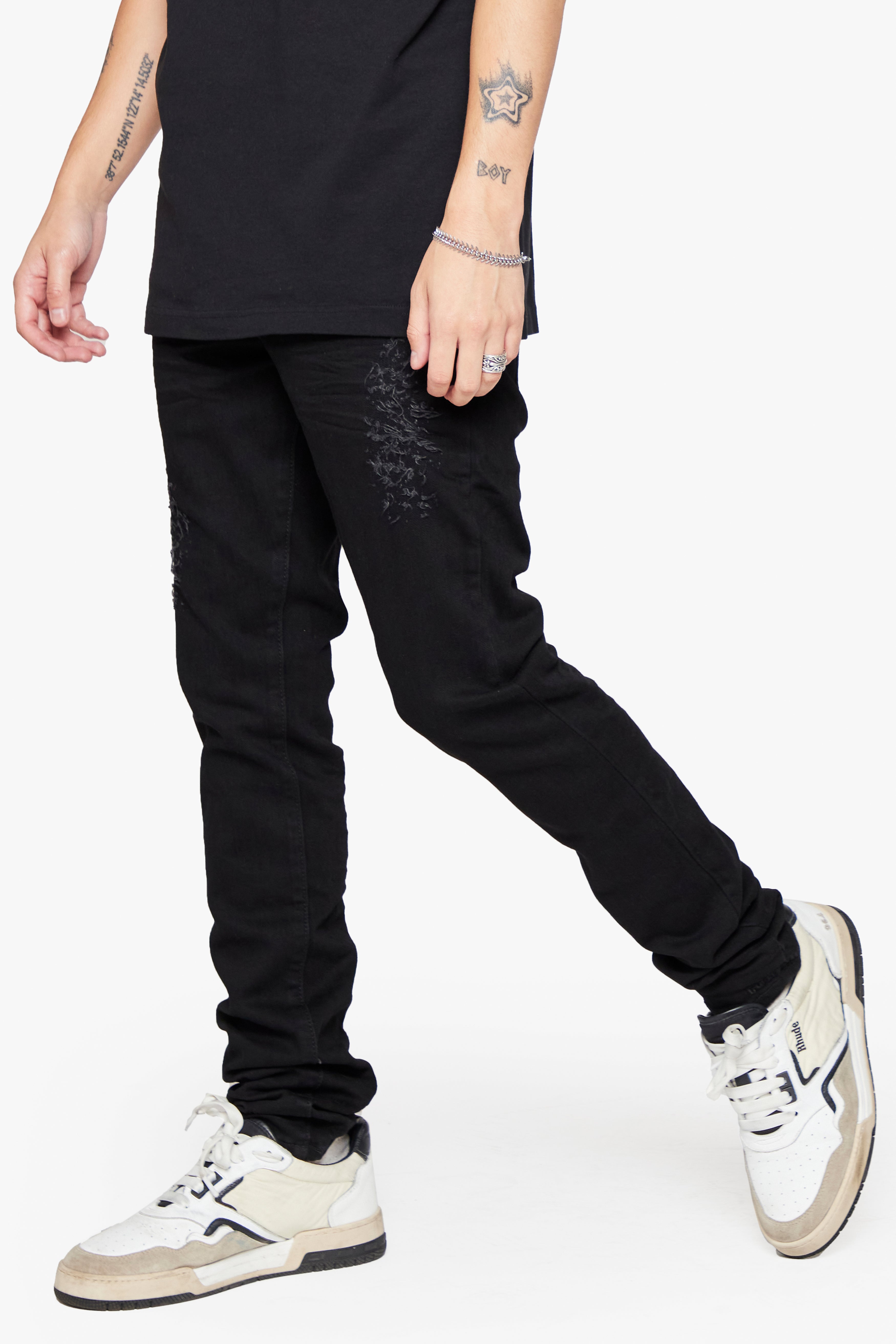 6thNBRHD SKINNY JEAN "PALI" -BLACK