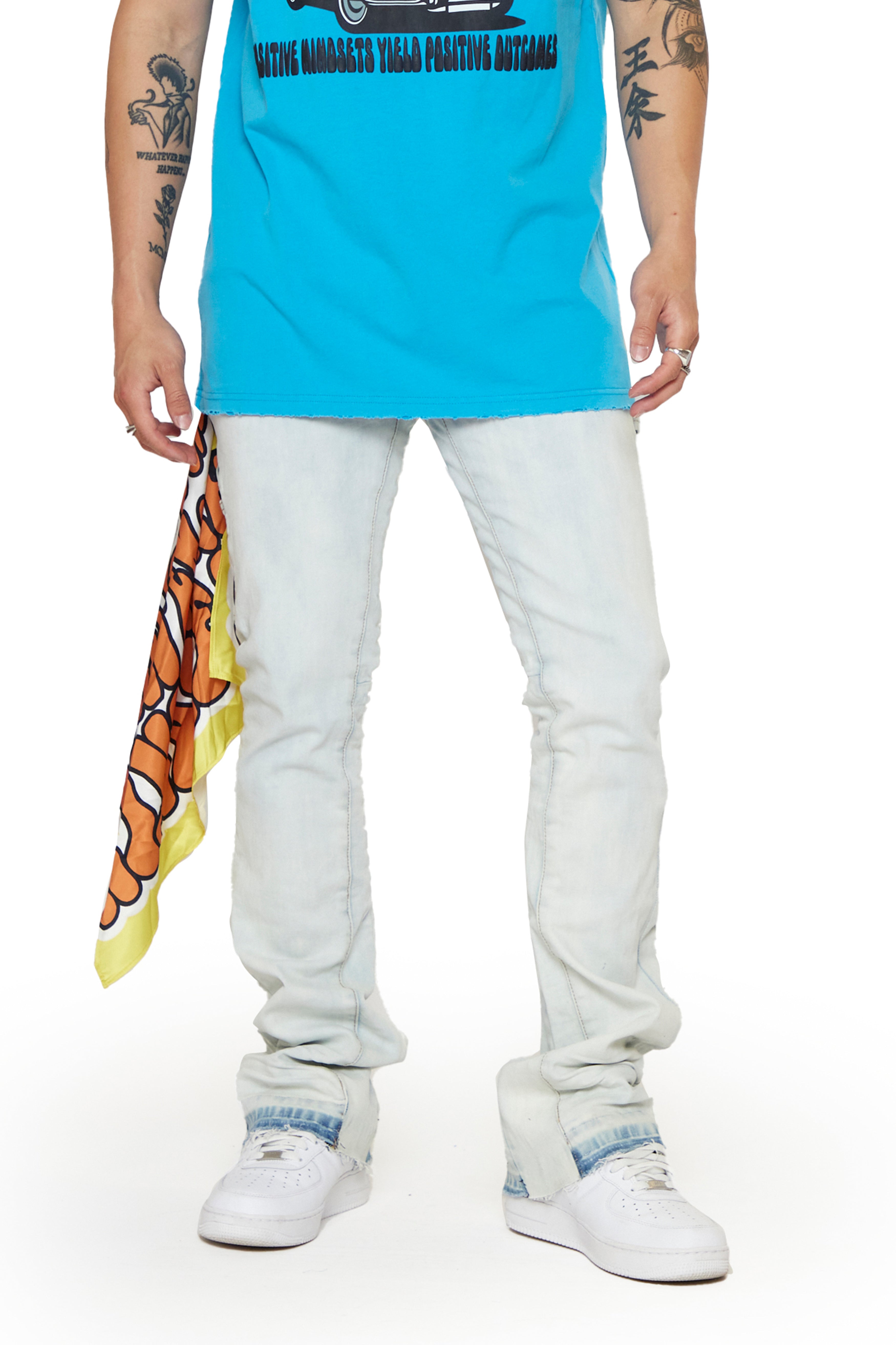 6thNBRHD JEANS "NEW FIELDS" -BLEACHED