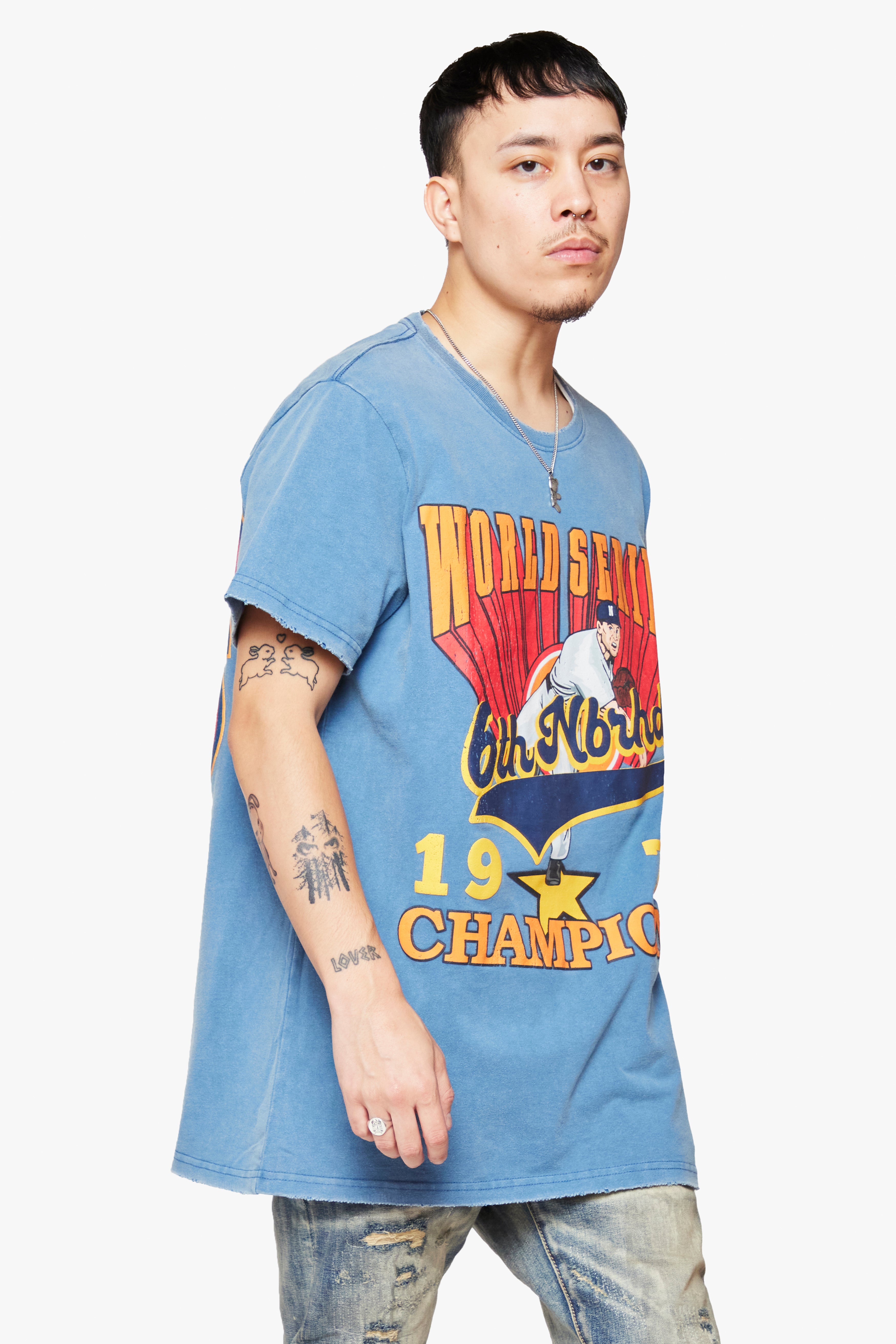 6thNBRHD TEE "SERIES" NAVY