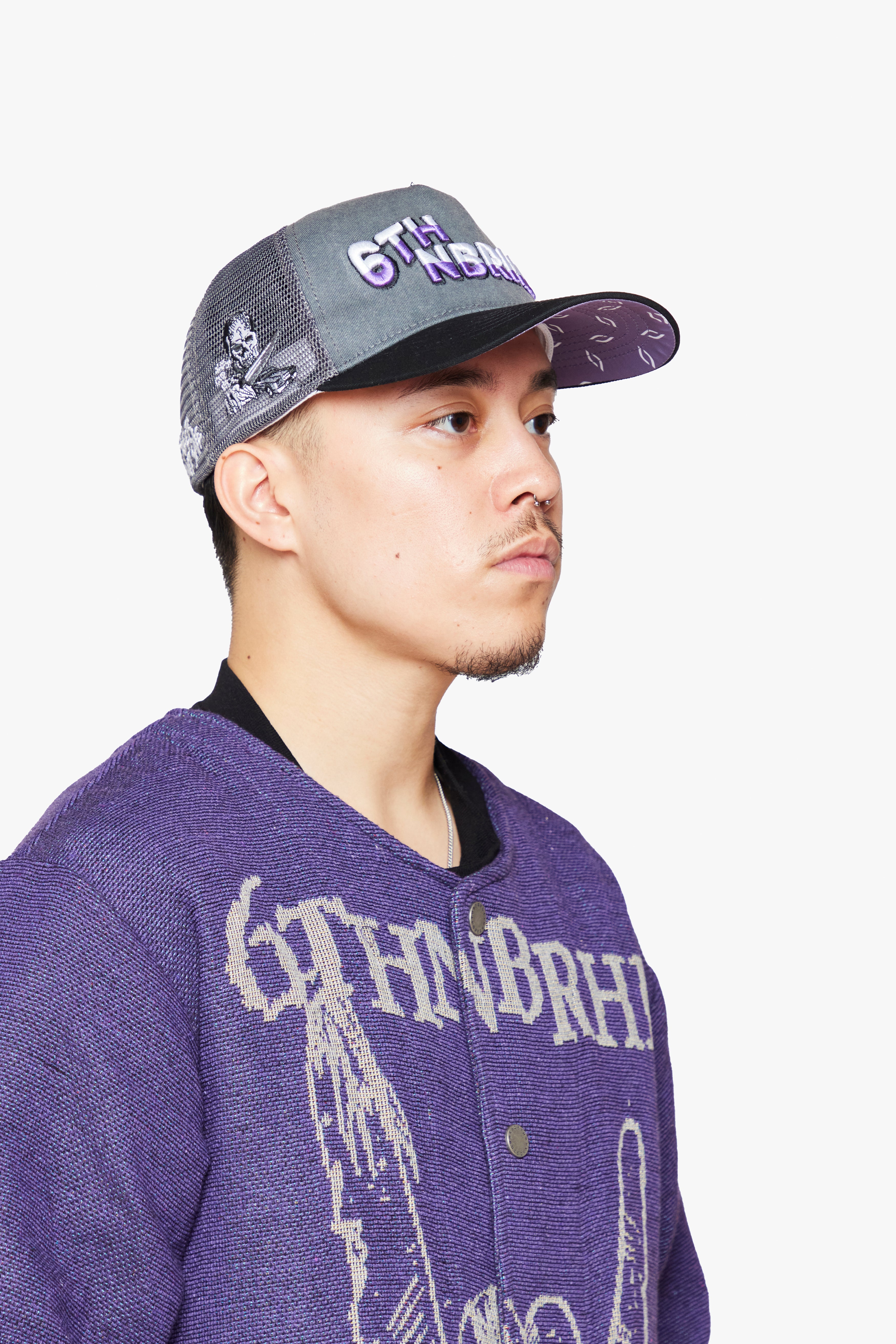 "Stalker" Snapback Hat Grey