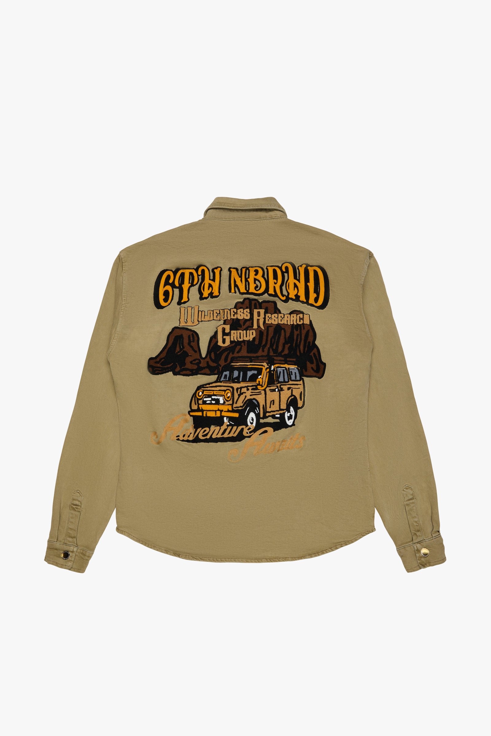 SAFARI JACKET IN A GARMENT-DYED STRETCH COTTON BLEND - Trans Fashion