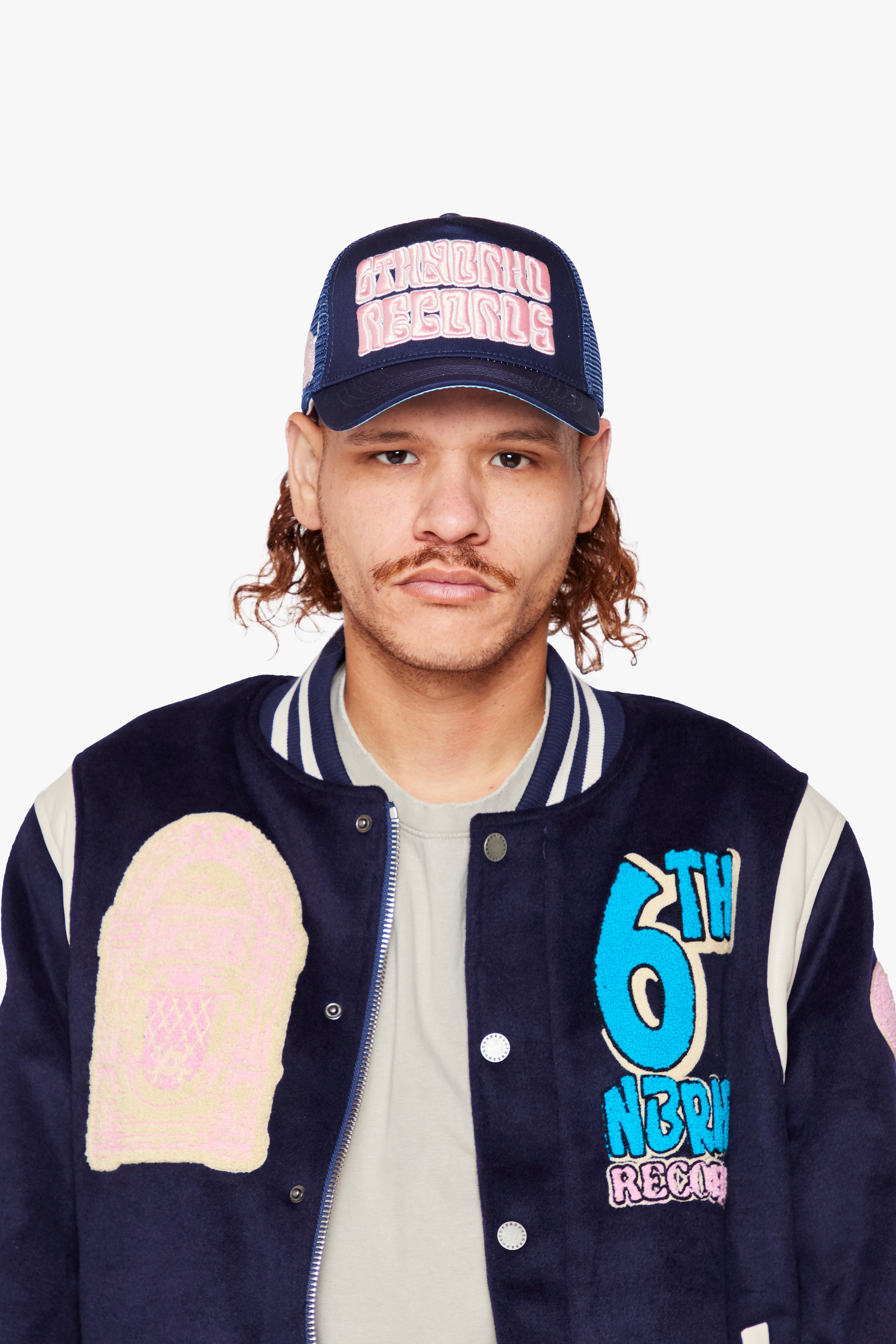 6thNBRHD SNAPBACK "BILLBOARD" -NAVY