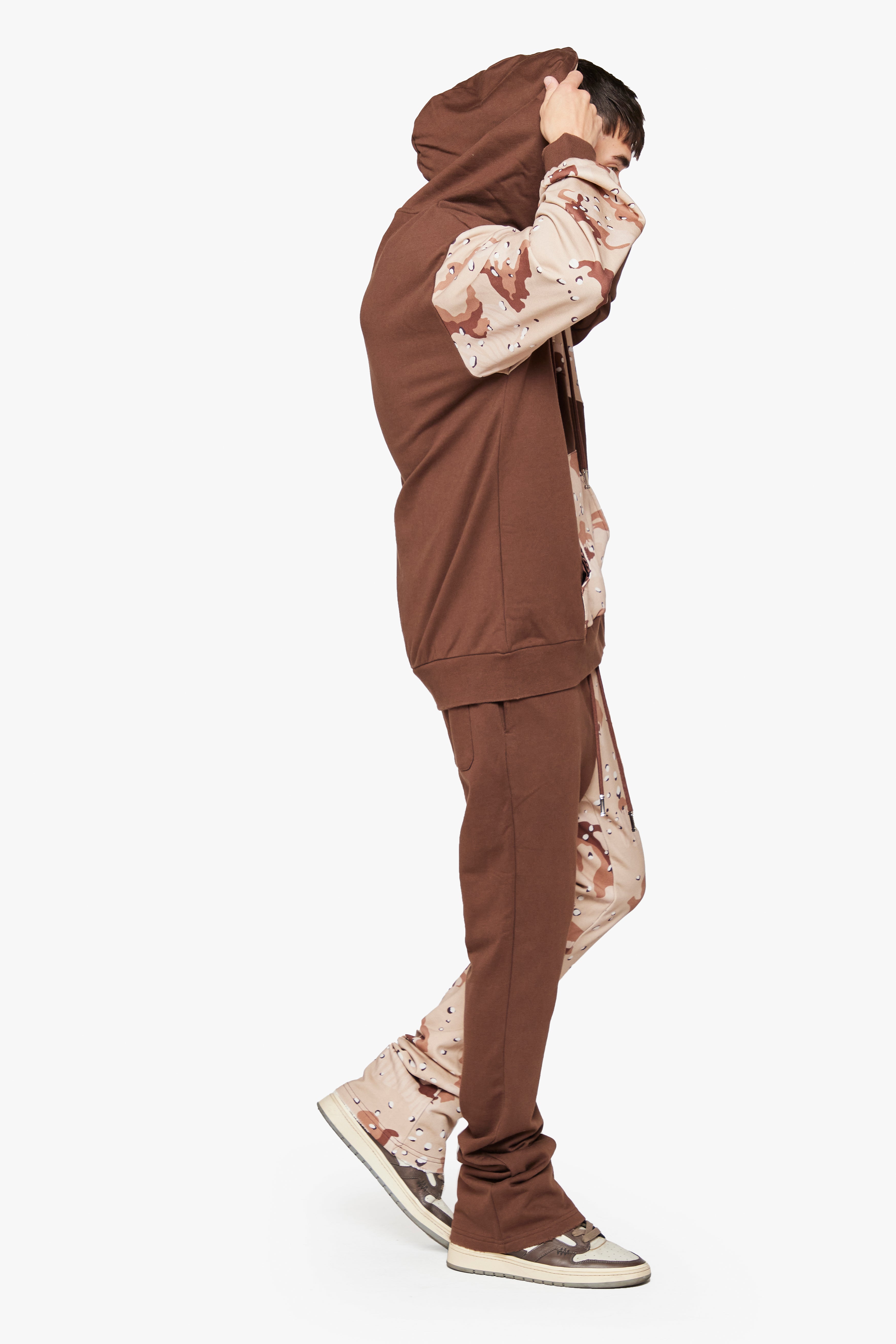 "Tank" Fleece Sweatpants Desert Camo