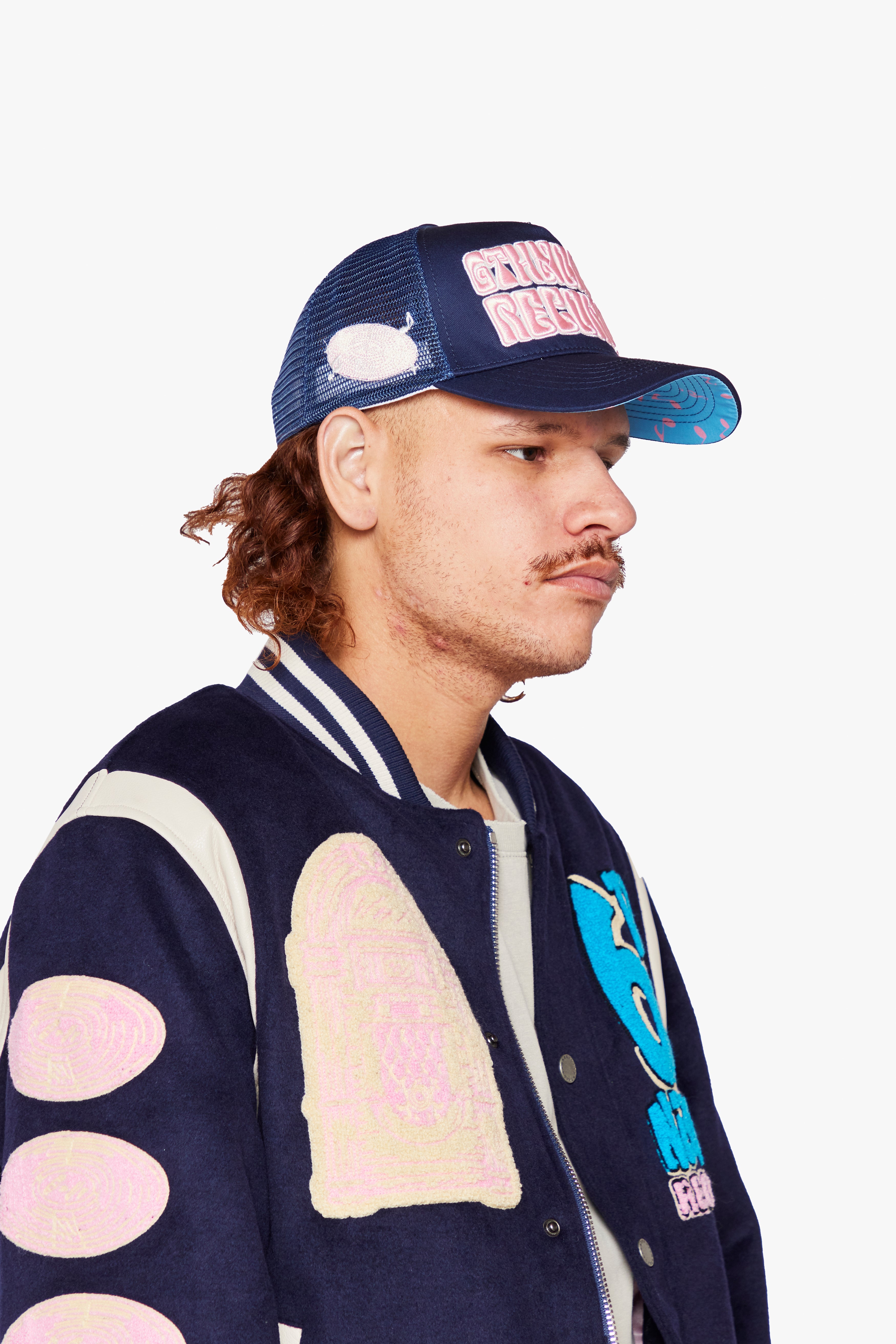 6thNBRHD SNAPBACK "BILLBOARD" -NAVY