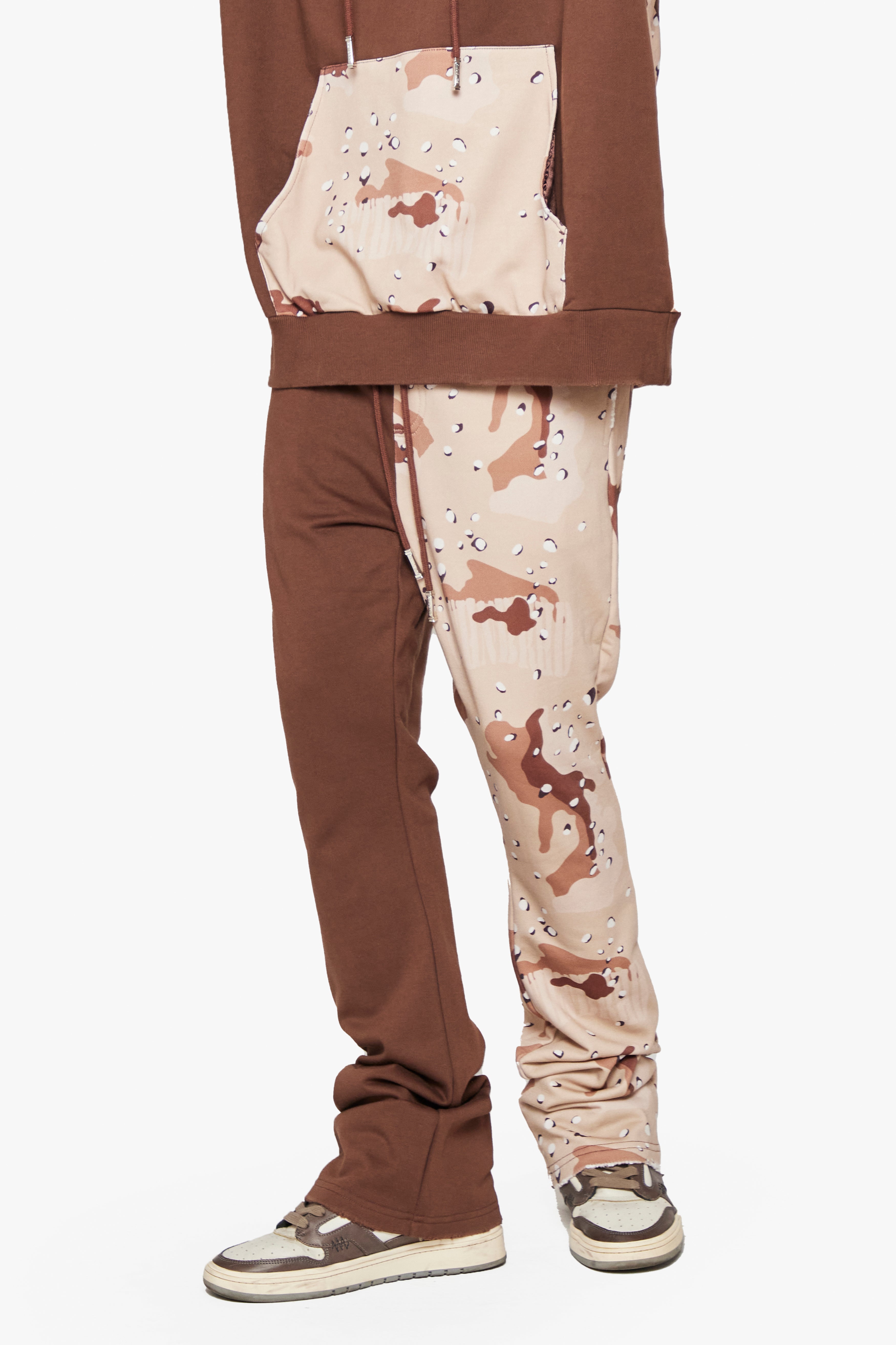 "Tank" Fleece Sweatpants Desert Camo