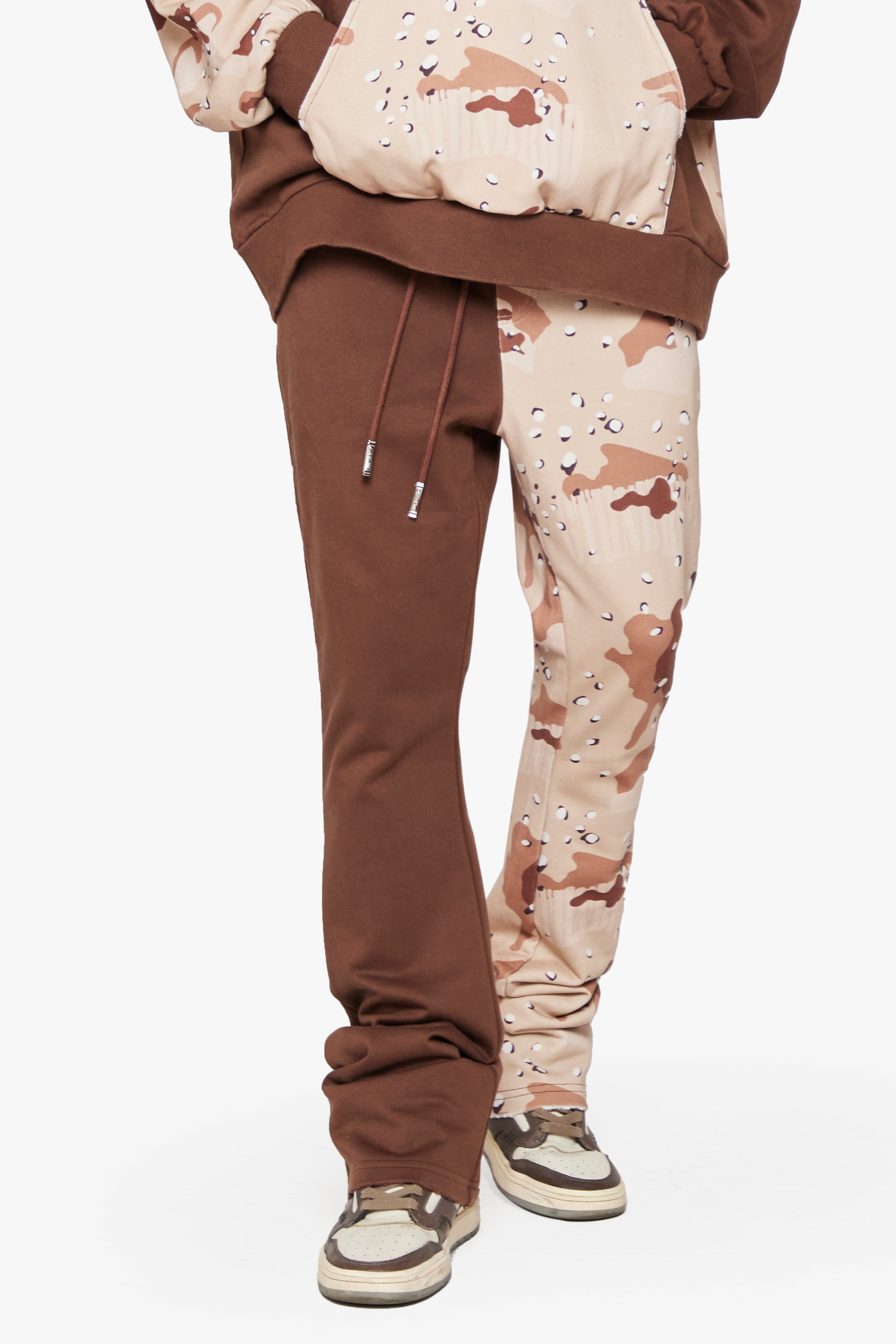 "Tank" Fleece Sweatpants Desert Camo