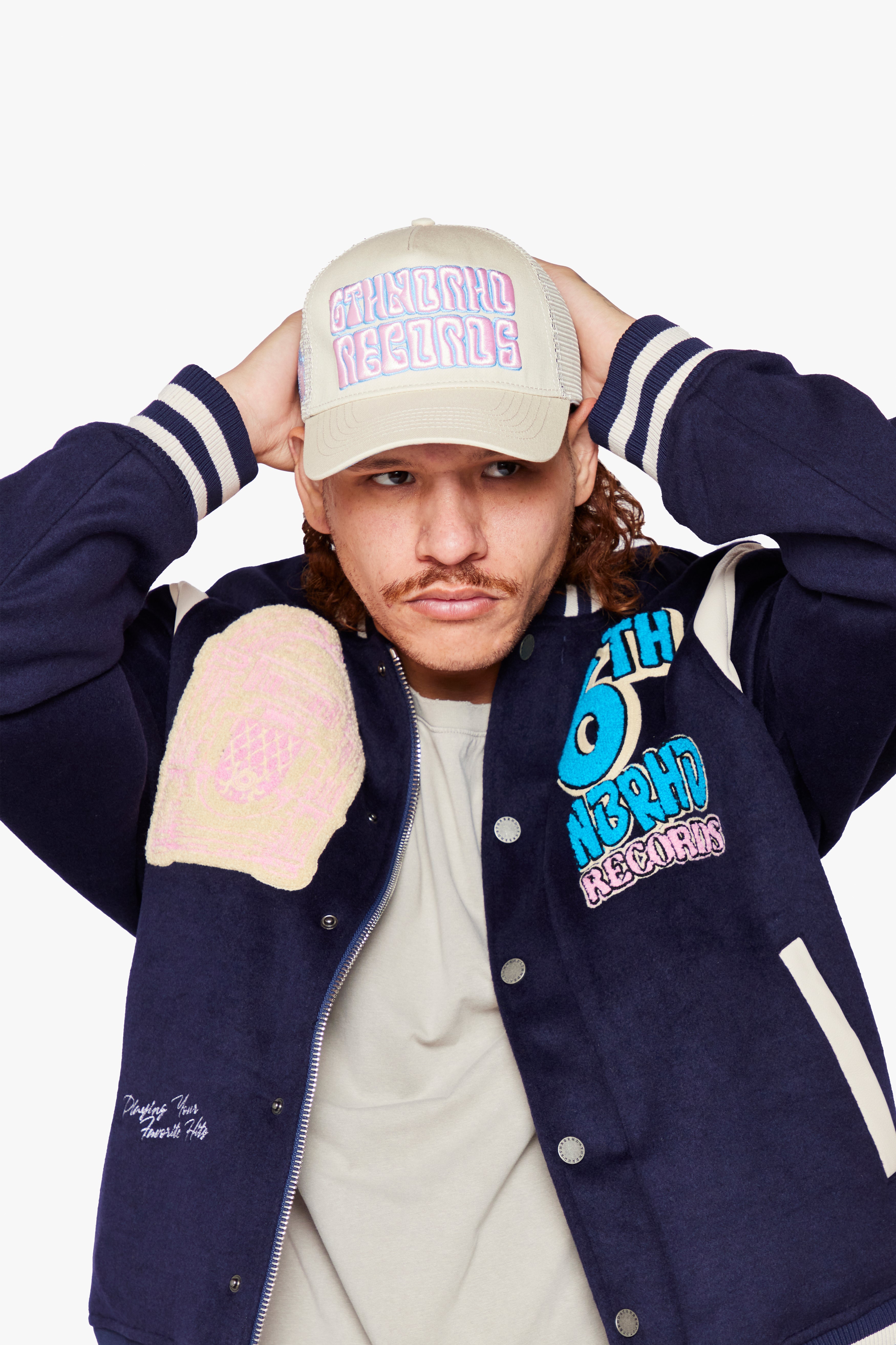 6thNBRHD SNAPBACK "BILLBOARD" -CREAM
