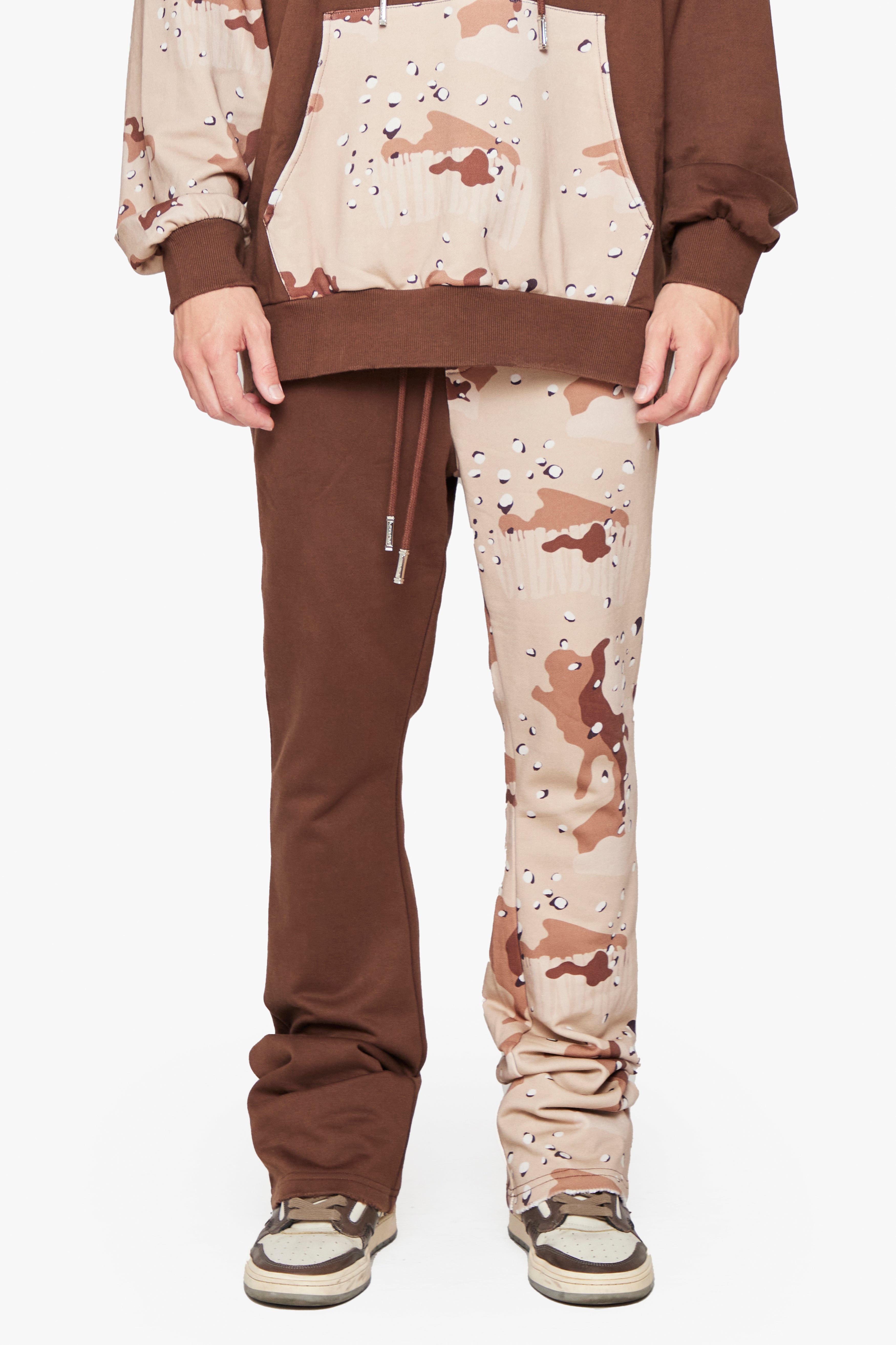 "Tank" Fleece Sweatpants Desert Camo