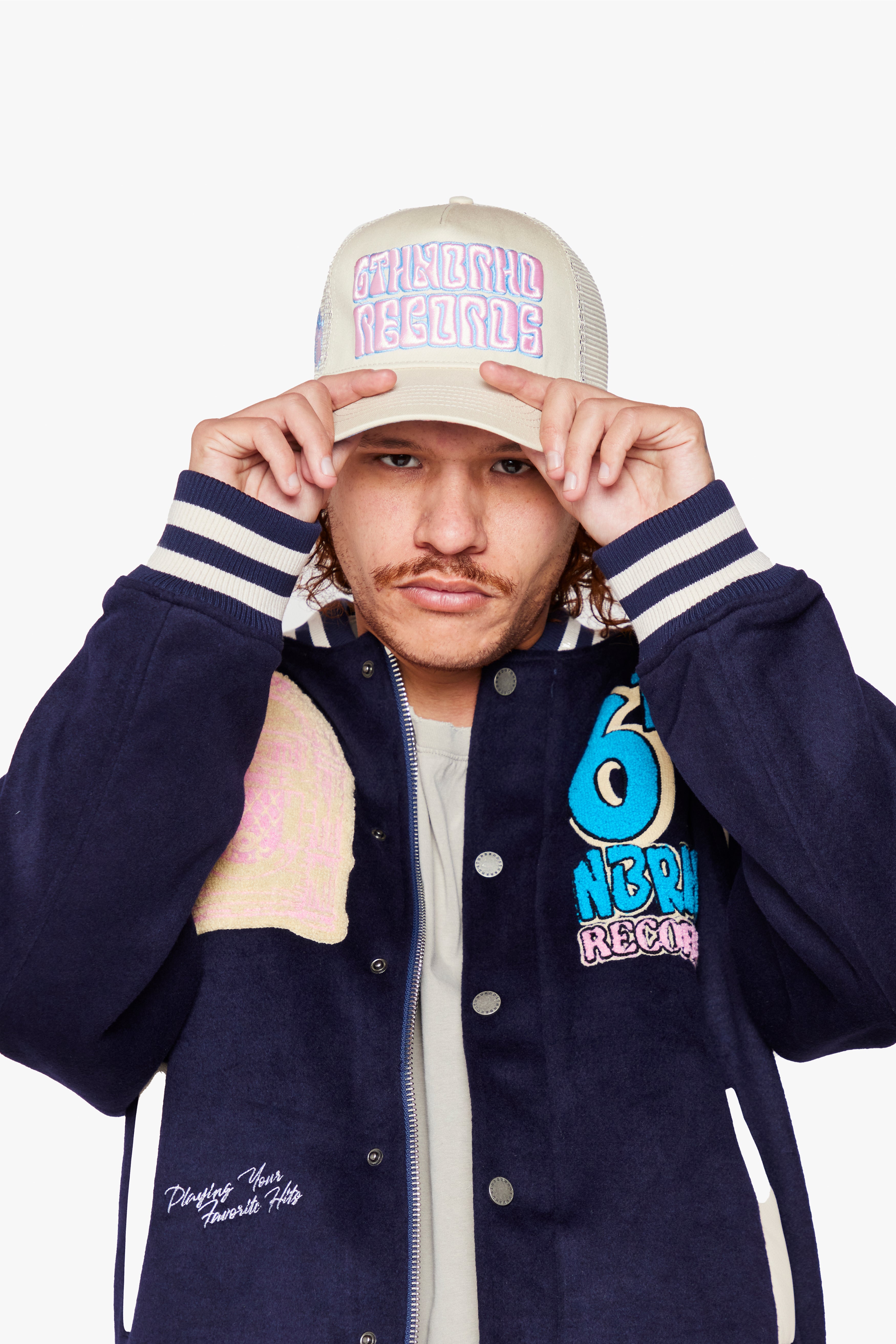 6thNBRHD SNAPBACK "BILLBOARD" -CREAM