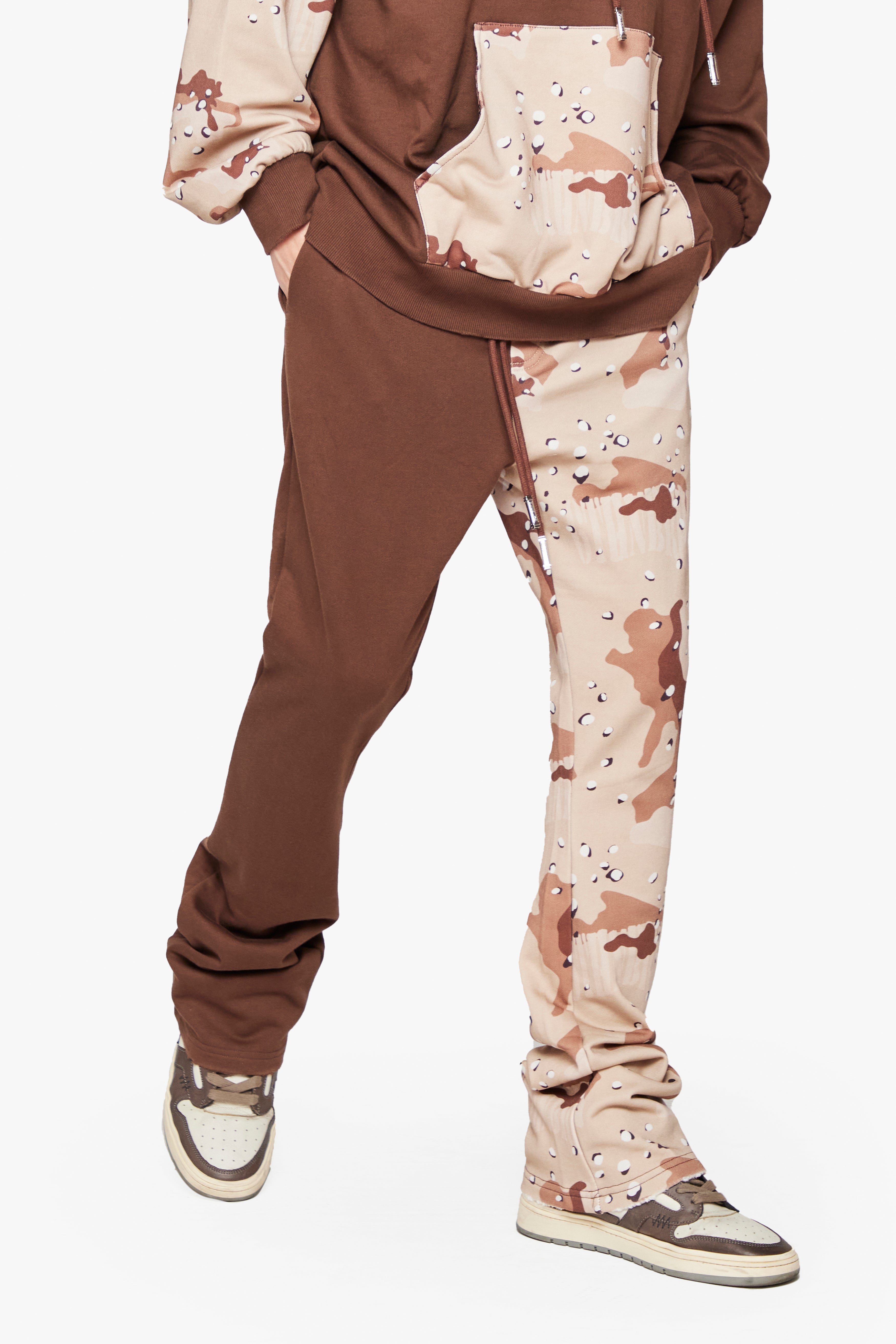 "Tank" Fleece Sweatpants Desert Camo