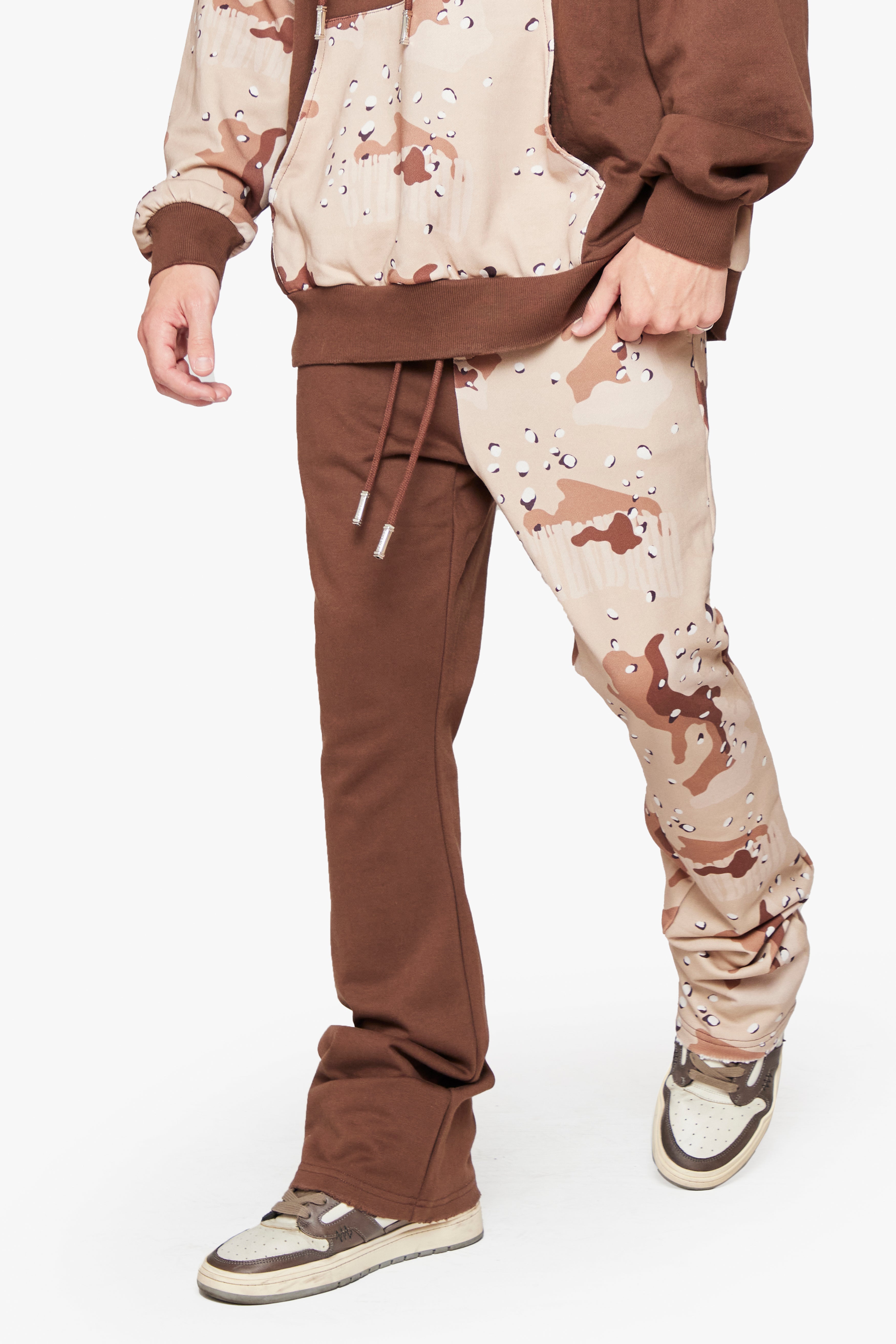 "Tank" Fleece Sweatpants Desert Camo