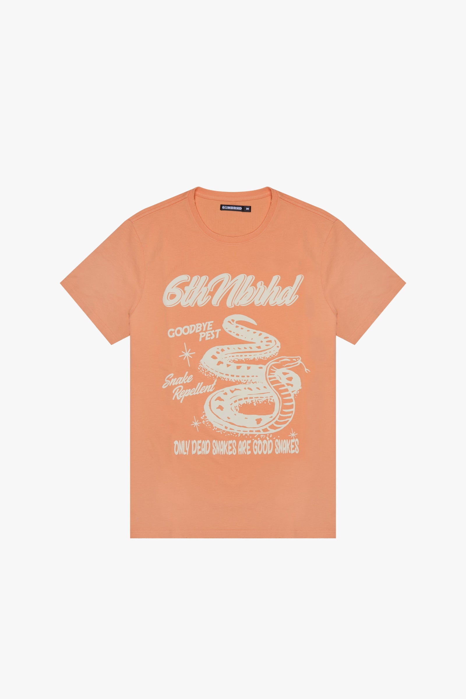 "Goodbye Pest" Graphic Tee Peach