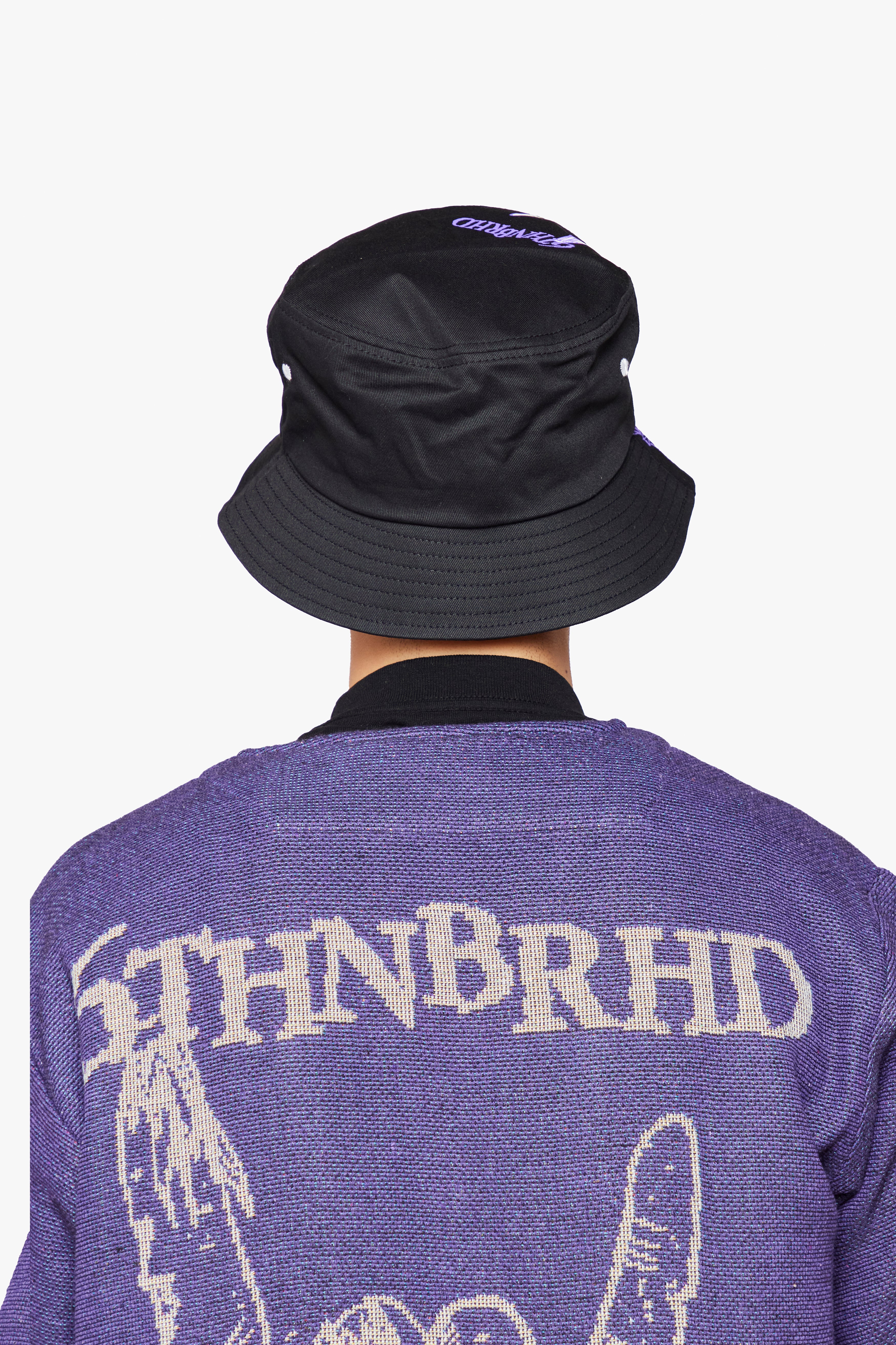 "FinaleRest" Bucket Hat Black