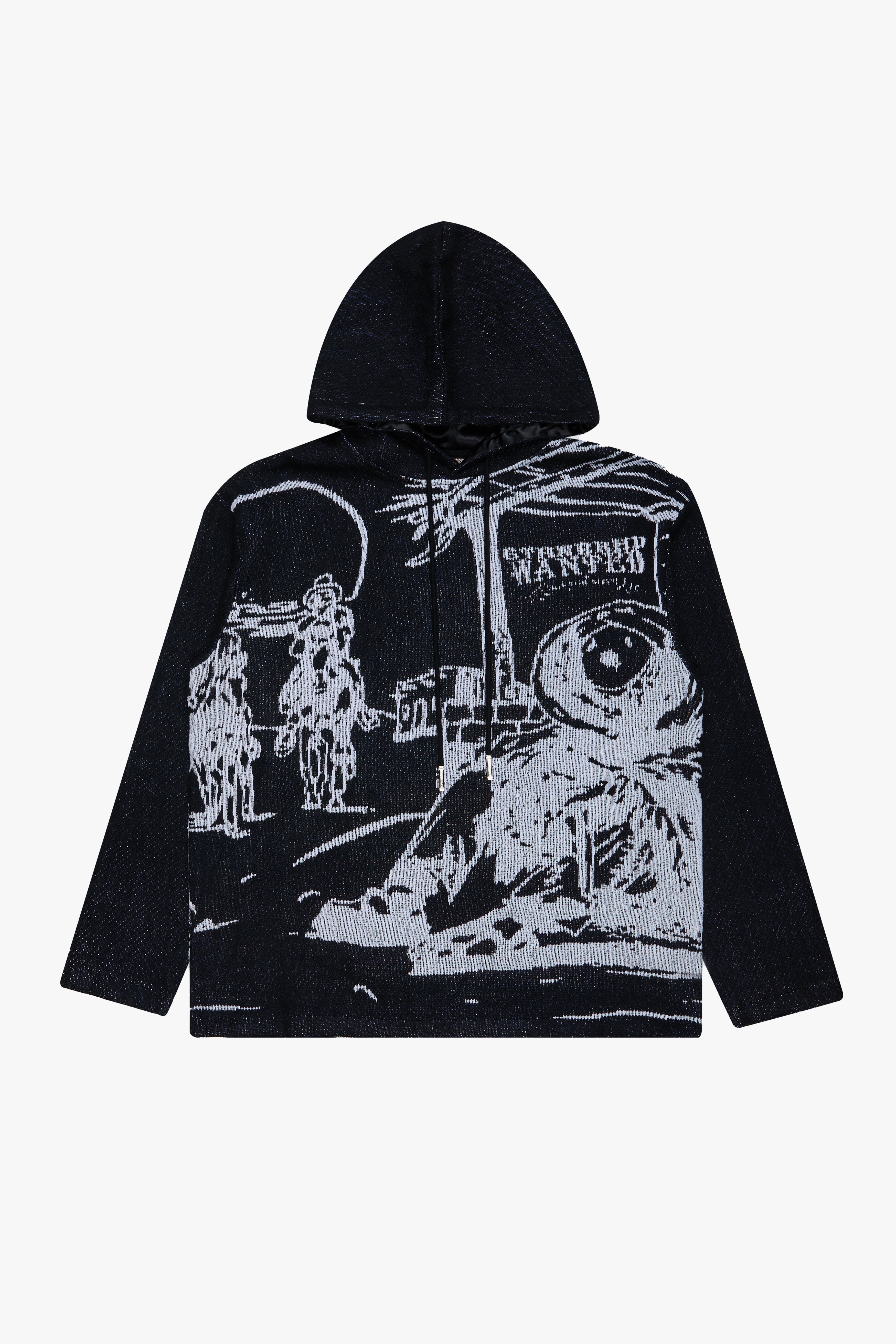 6thNBRHD TAPESTRY PULLOVER "TOWN" BLACK