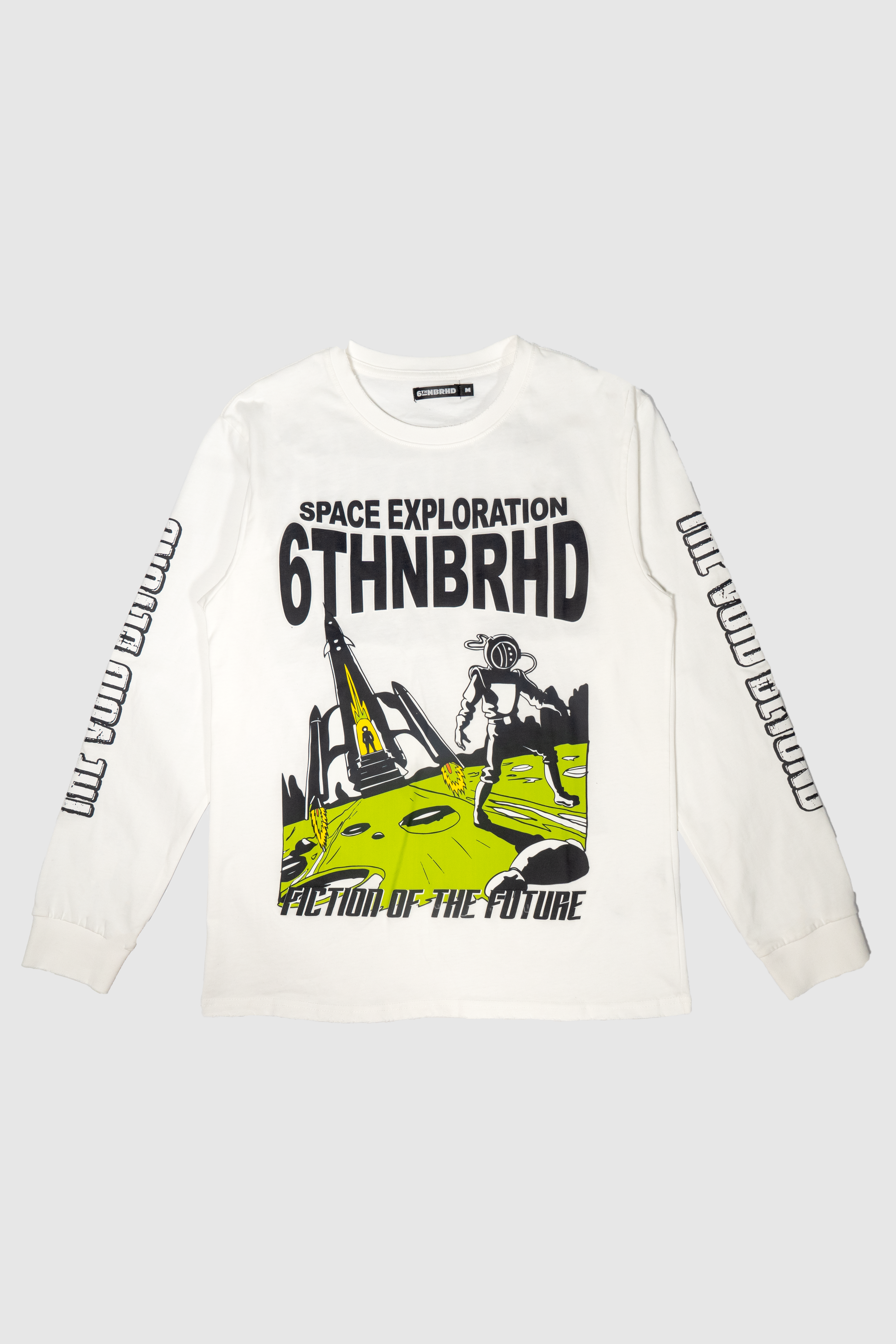 6thNBRHD TEE "FICTION FUTURE" WHITE