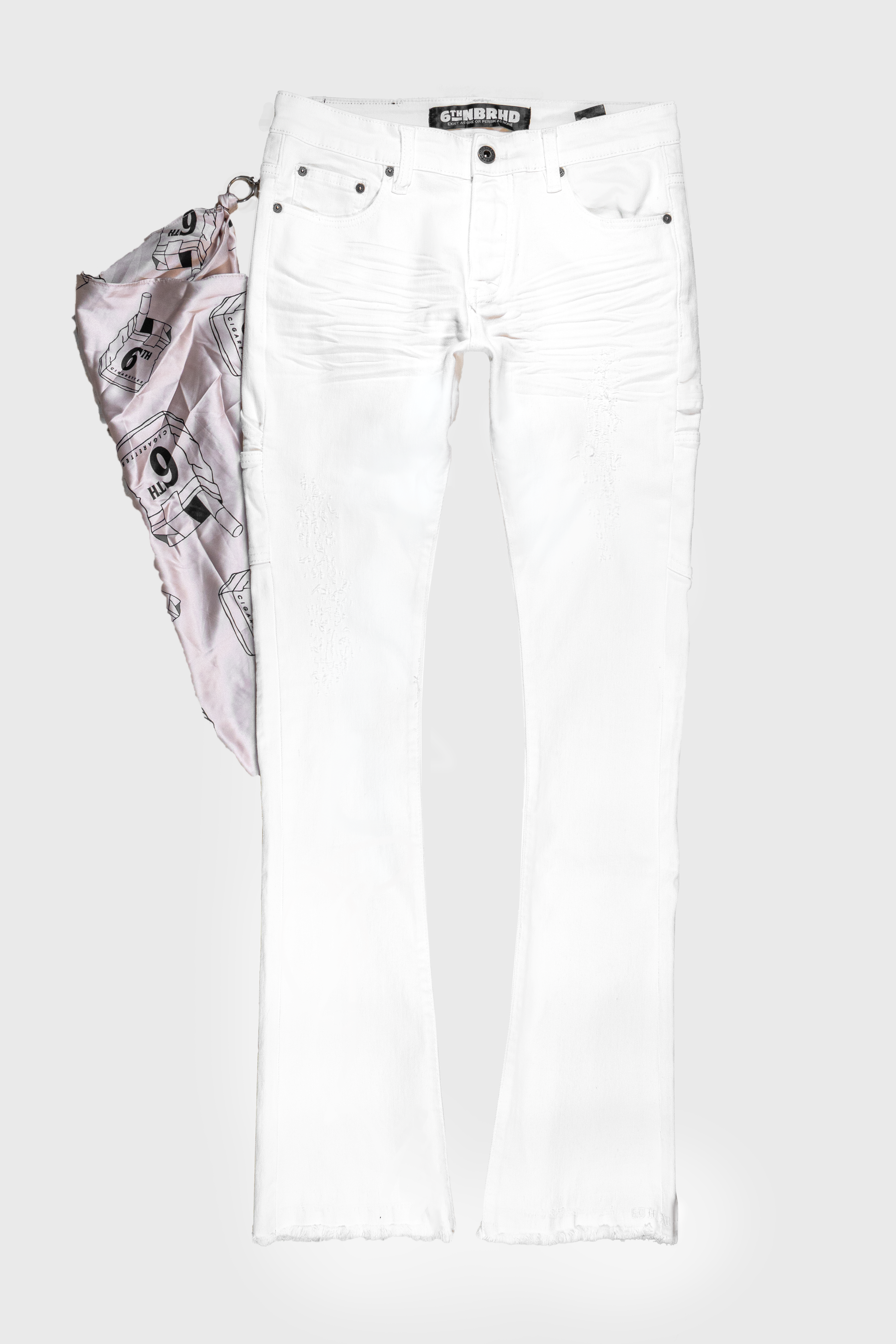 6thNBRHD SUPER STACKED "THE CLASSIC" -WHITE