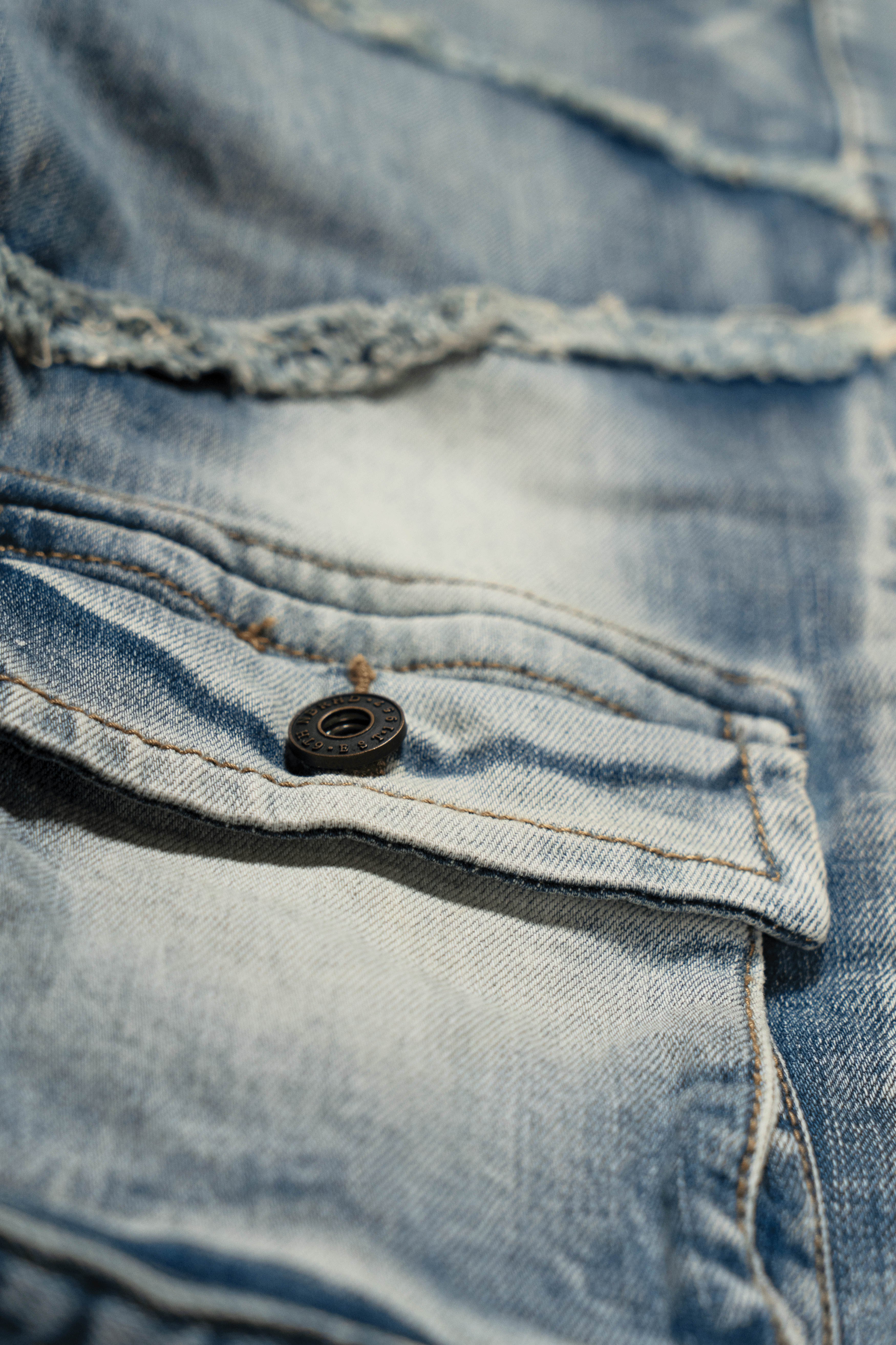 "Immortal" Stacked Jeans Light Vintage