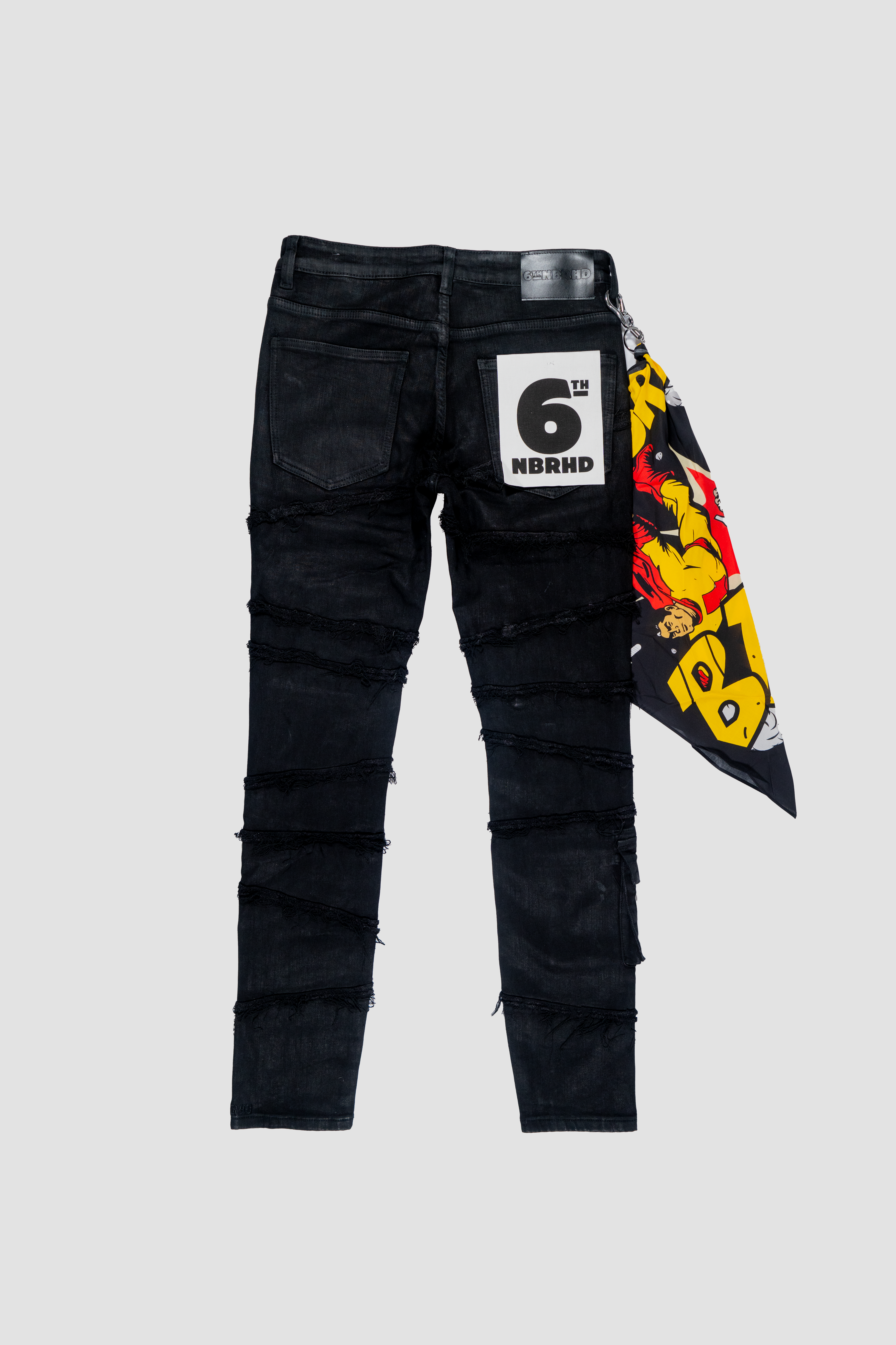 6thNBRHD SKINNY JEAN "IMMORTAL" -BLACK Wax