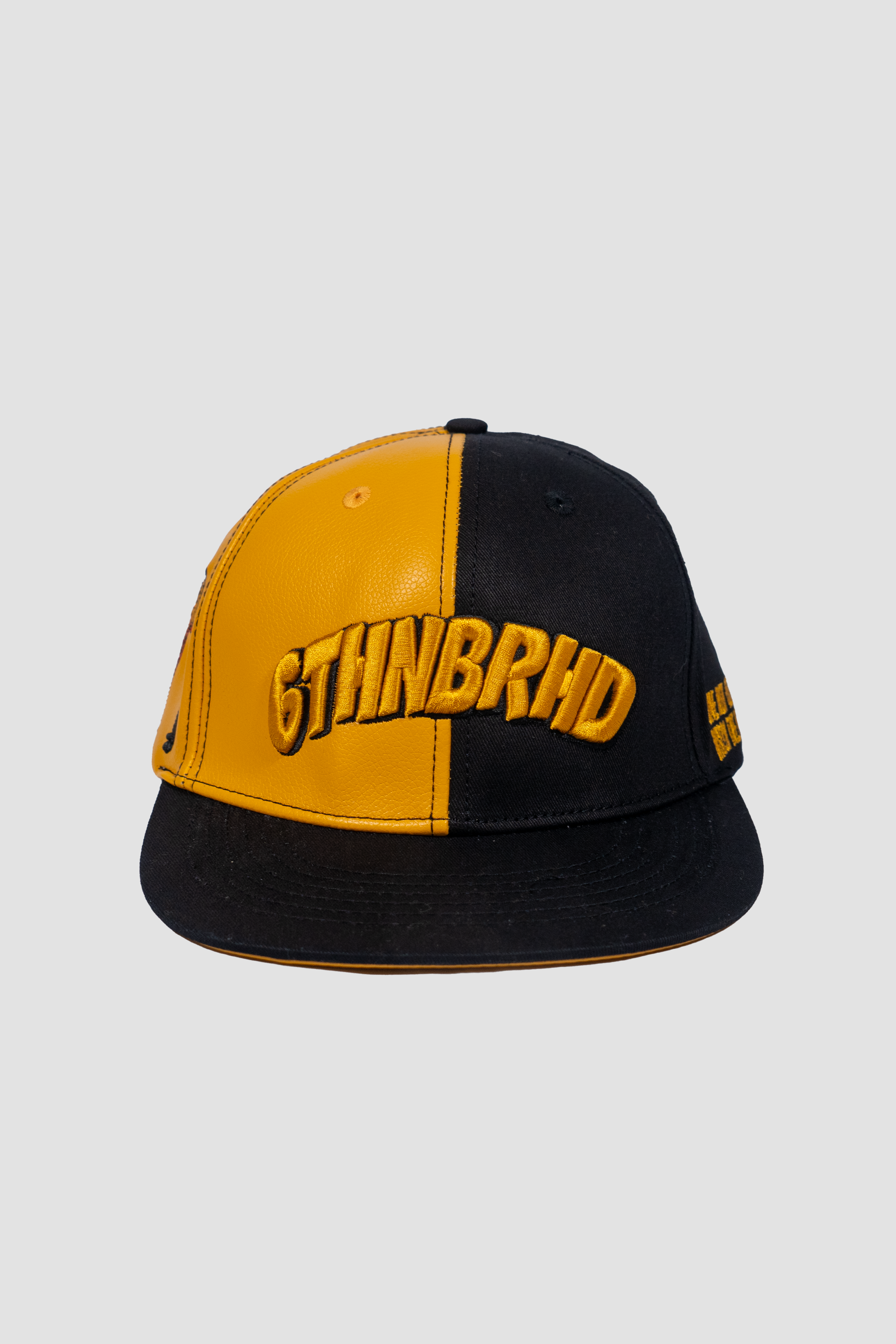 6thNBRHD HAT "VILLAIN" -BLK/YLW