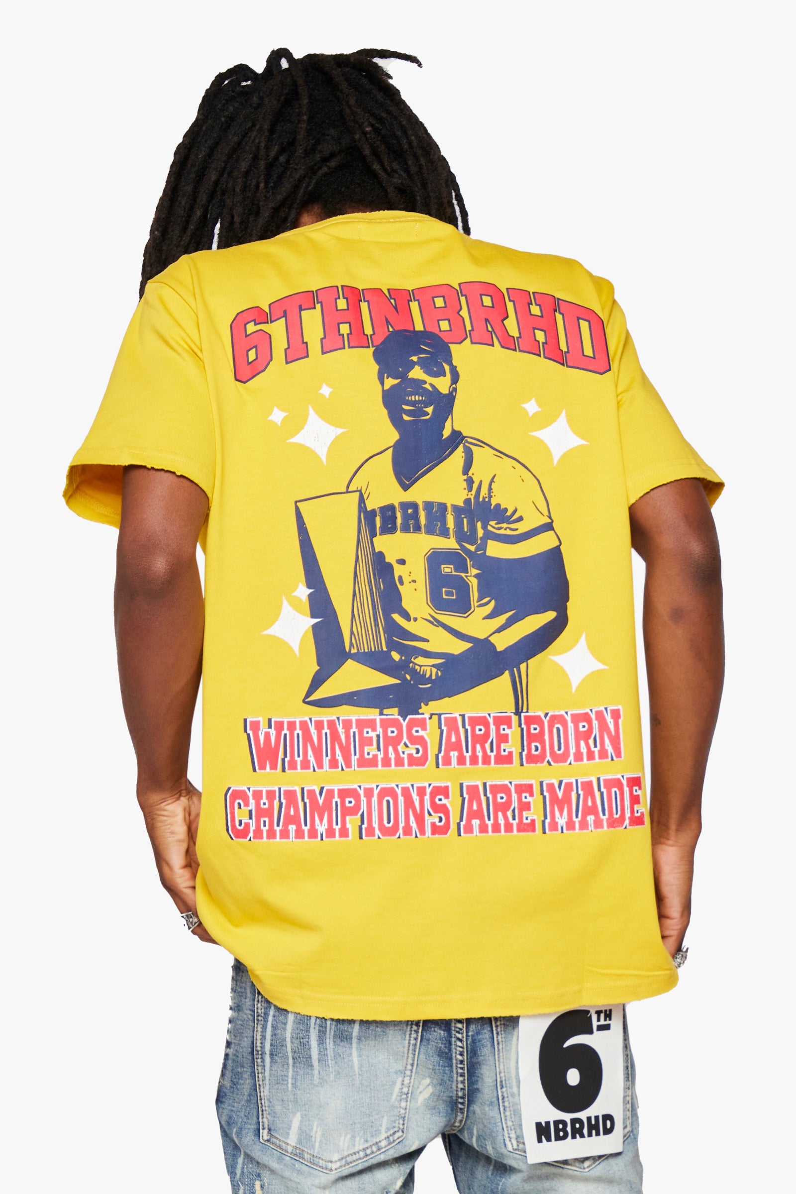 "HomeRun" Graphic Tee Gold