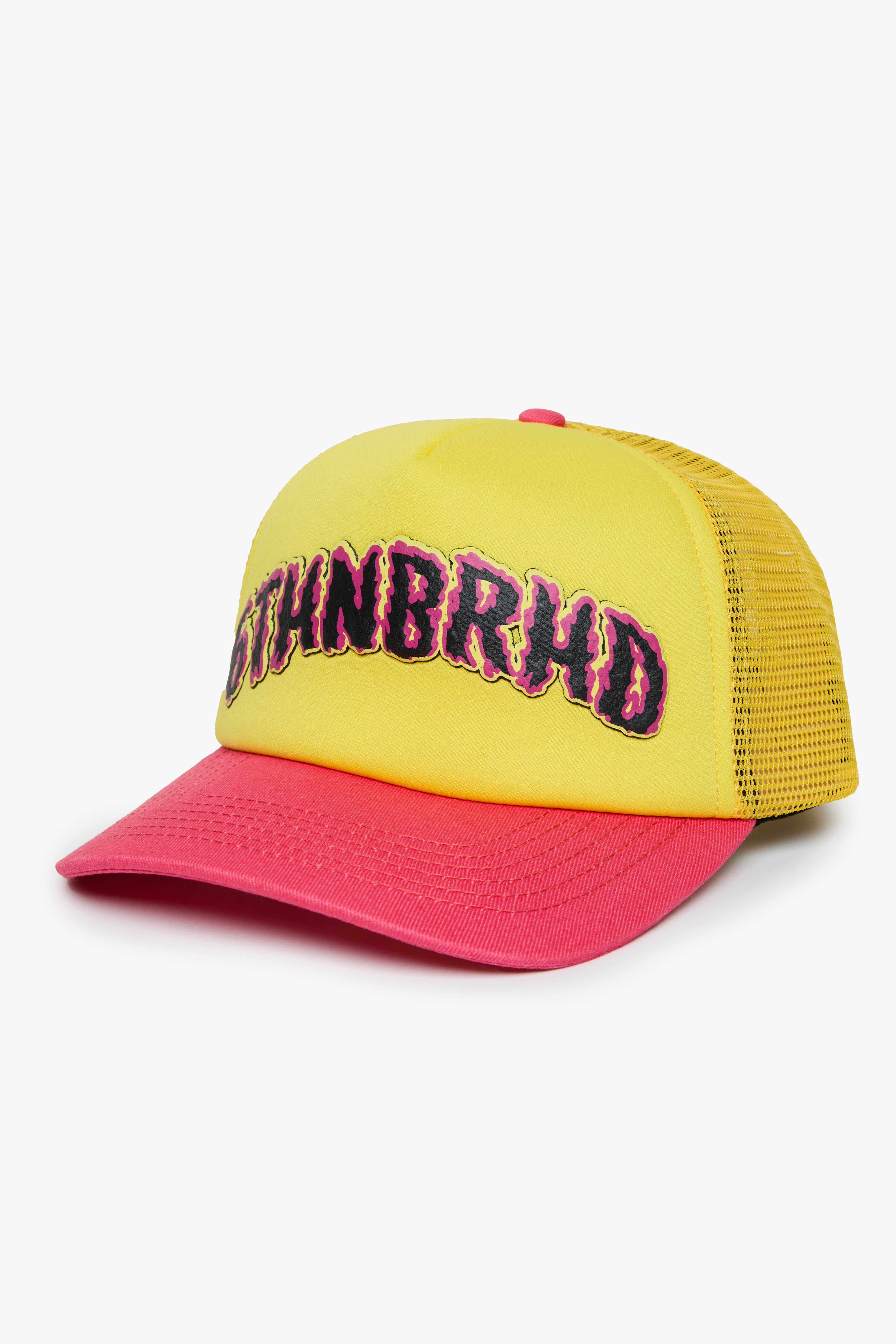 6thNBRHD HAT "DESIRE" -PNK/YLW