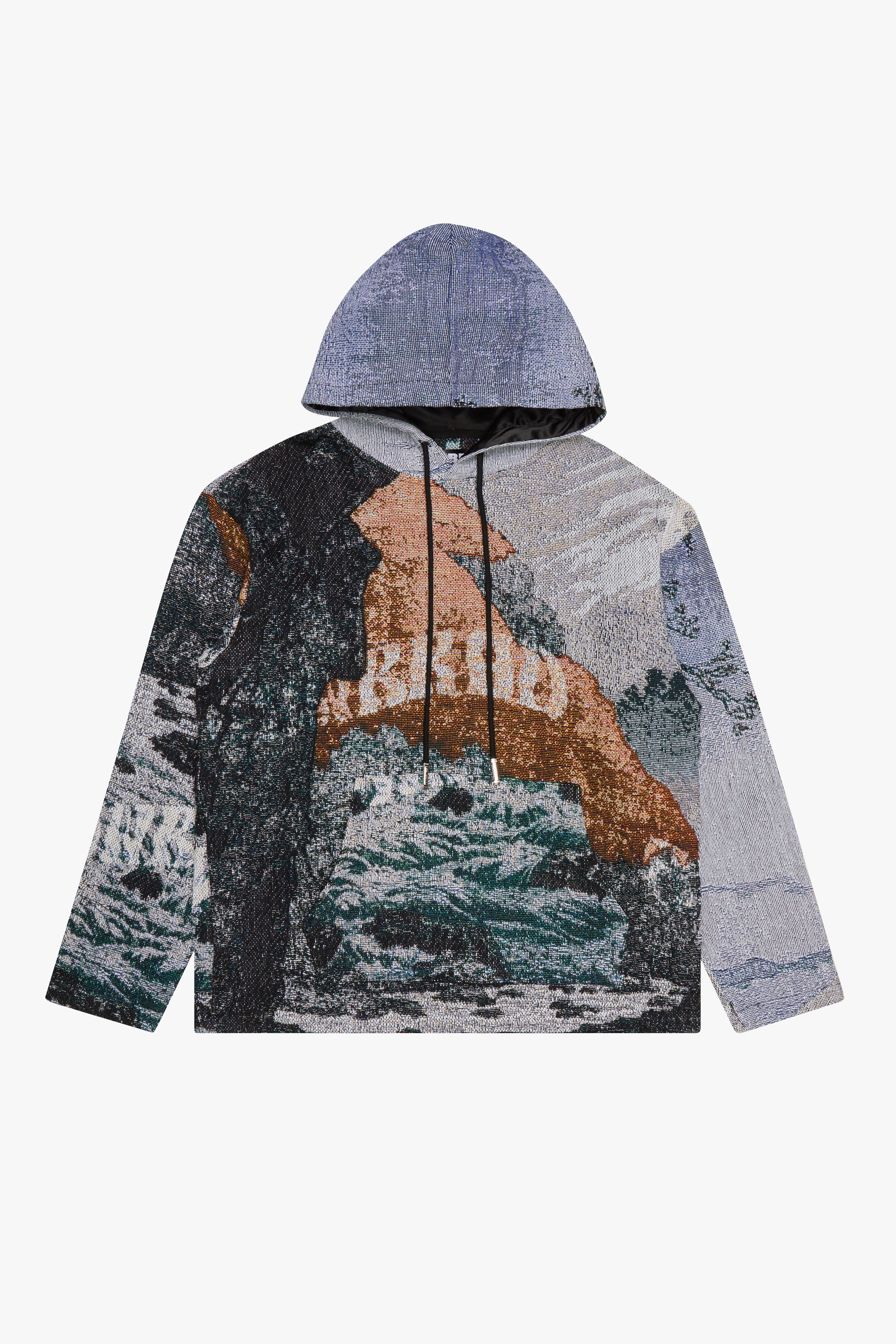 6thNBRHD PULLOVER "PEACE" BLUE MULTI