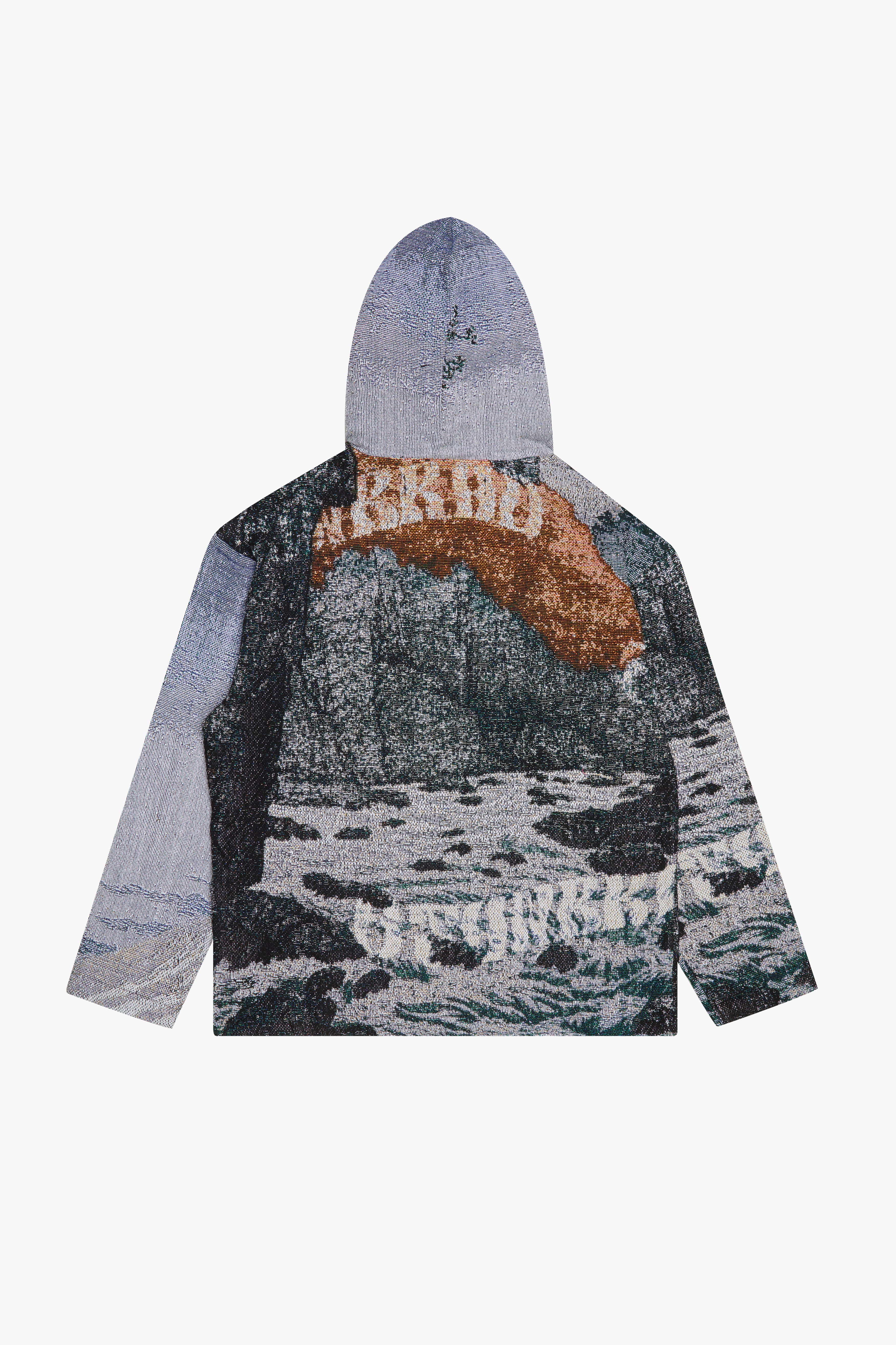 6thNBRHD PULLOVER "PEACE" BLUE MULTI