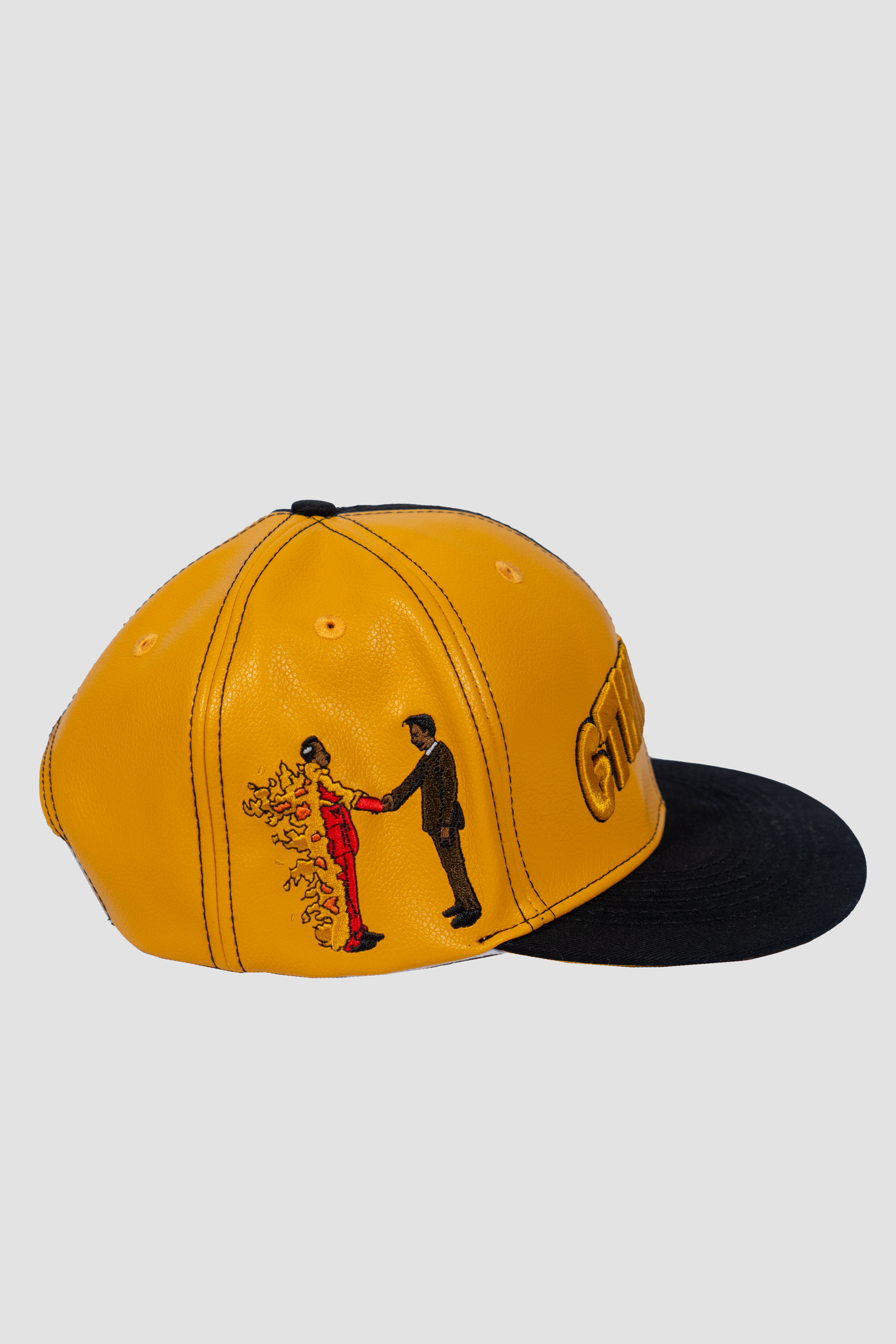6thNBRHD HAT "VILLAIN" -BLK/YLW