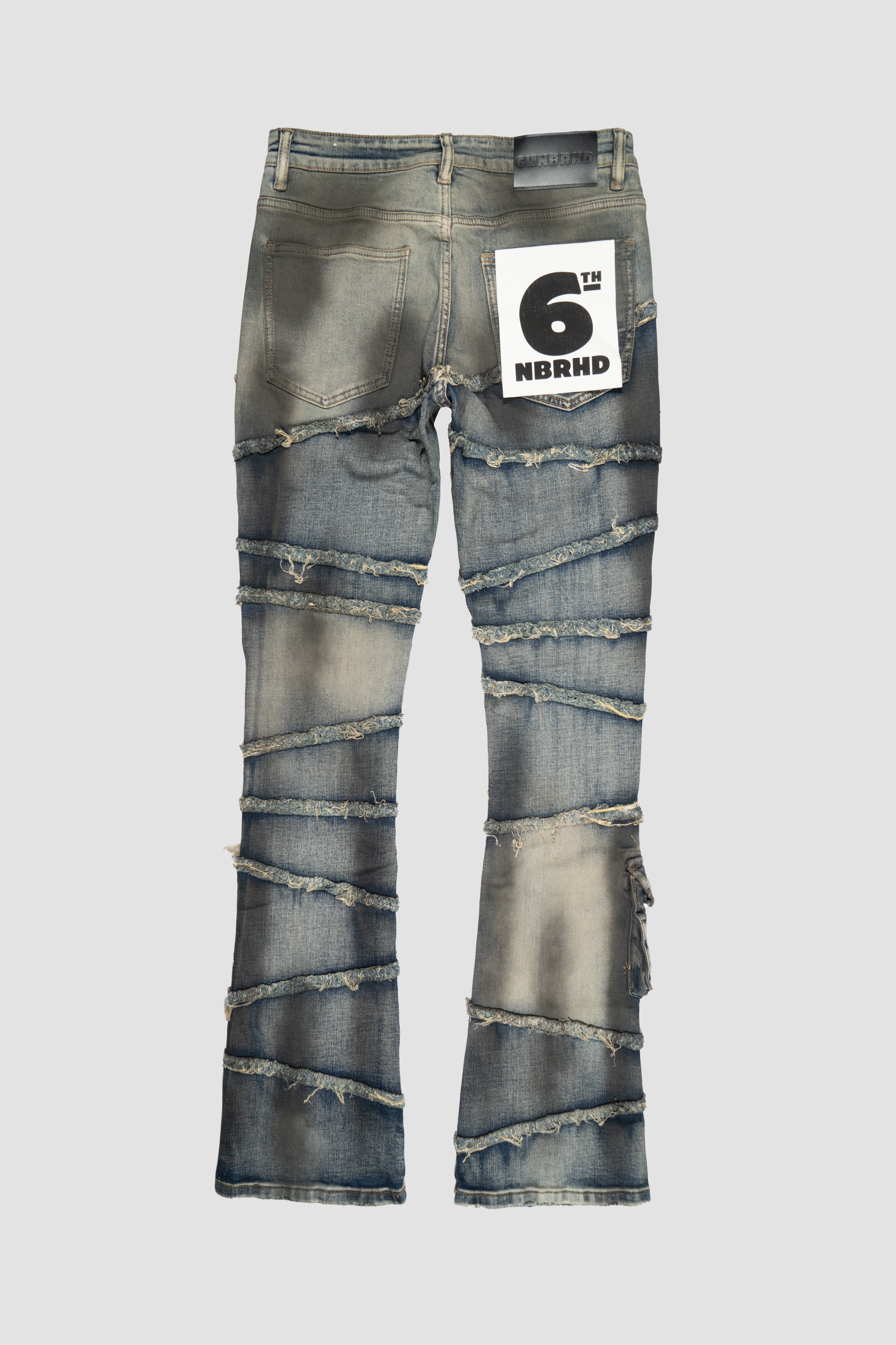 "Immortal" Stacked Jeans Dark Vintage