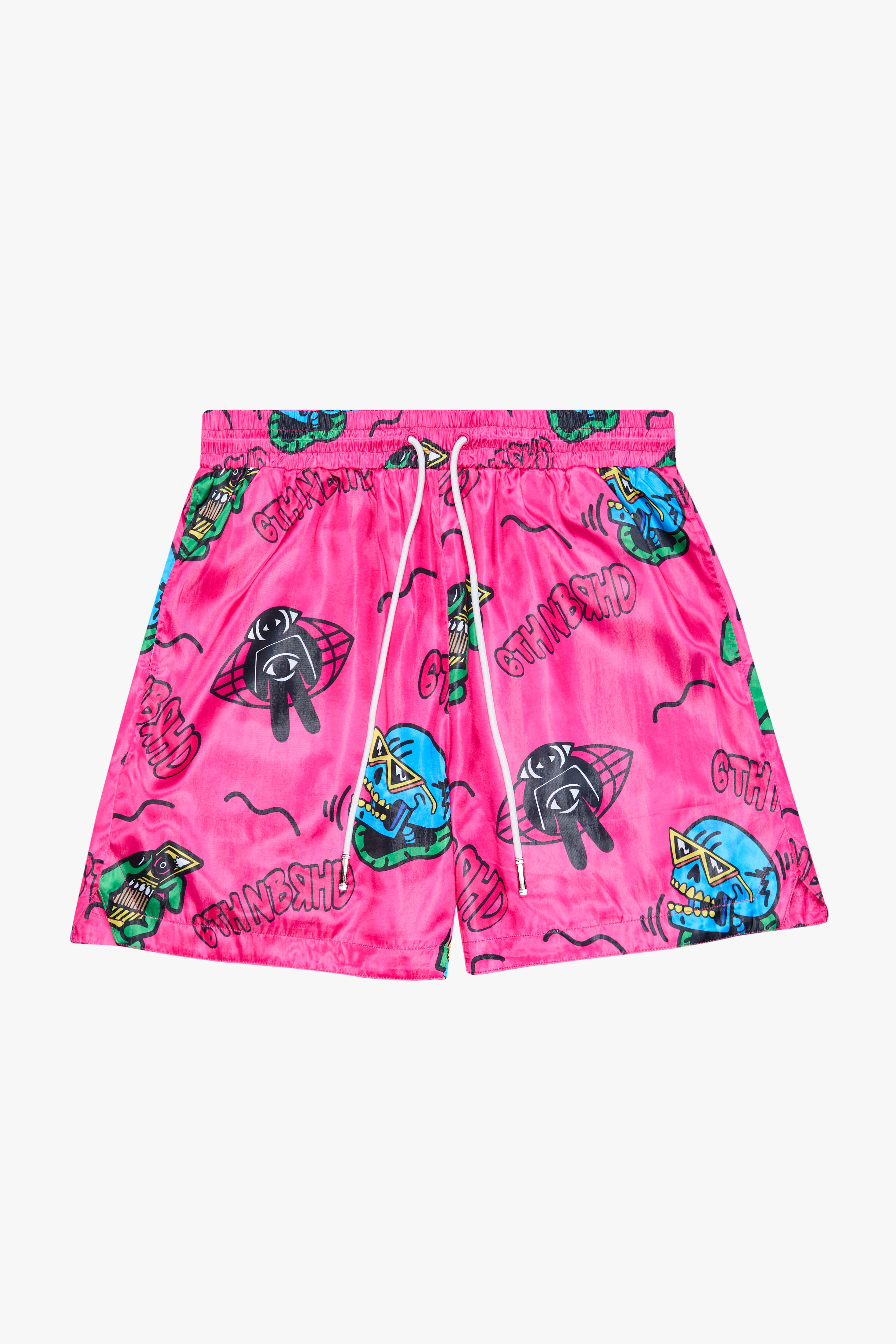 6thNBRHD SHORTS "PAINT" PINK