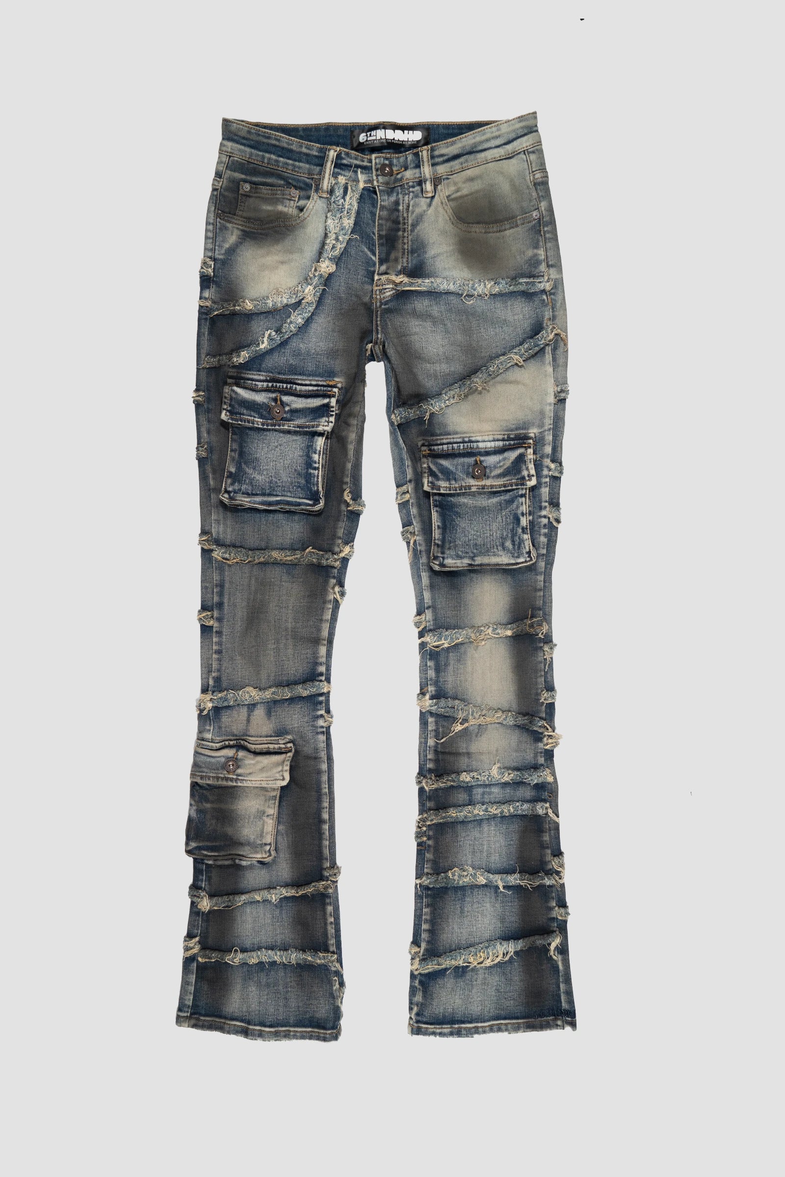 "Immortal" Stacked Jeans Dark Vintage