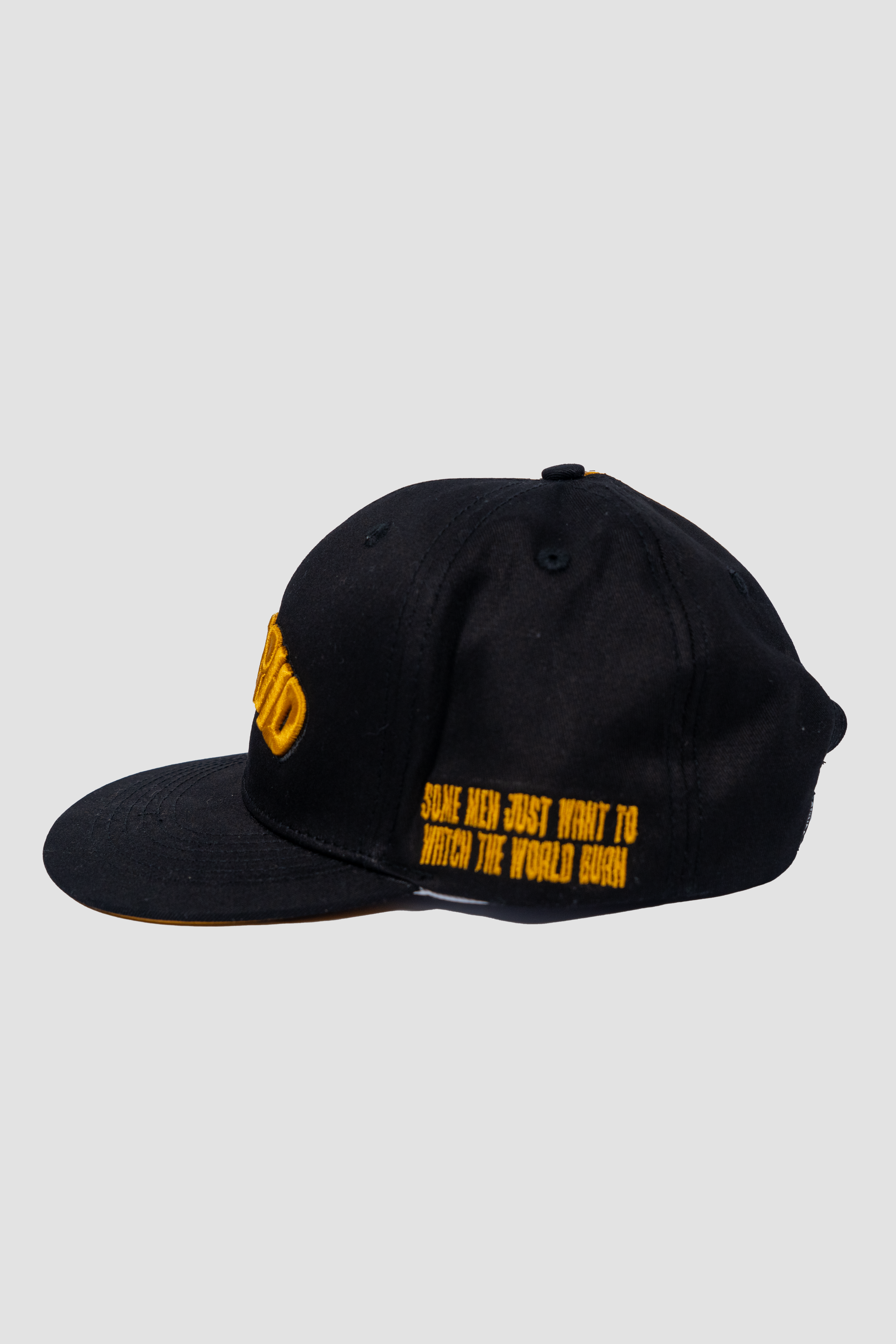 6thNBRHD HAT "VILLAIN" -BLK/YLW