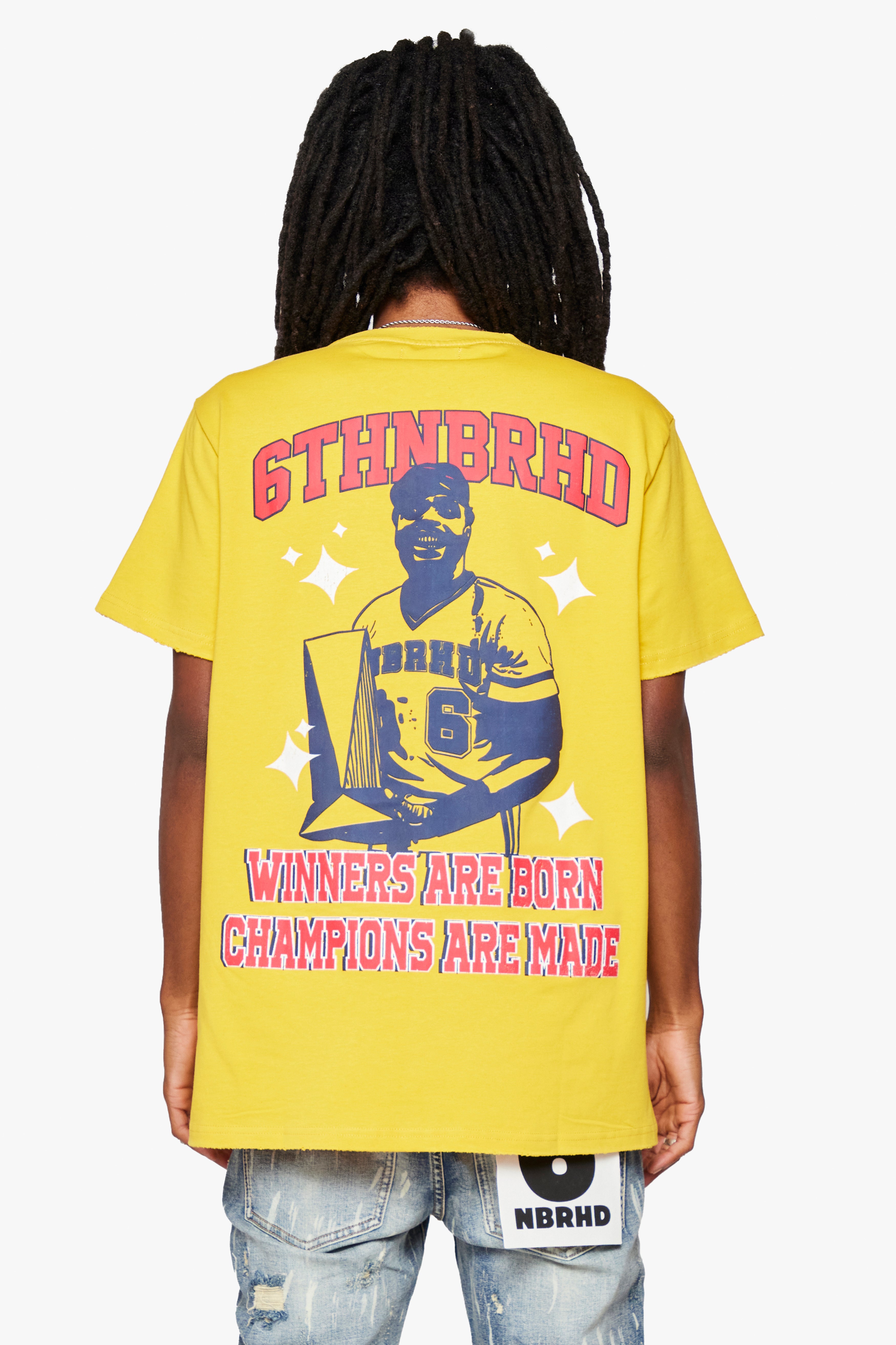 6thNBRHD TEE "HOMERUN" GOLD