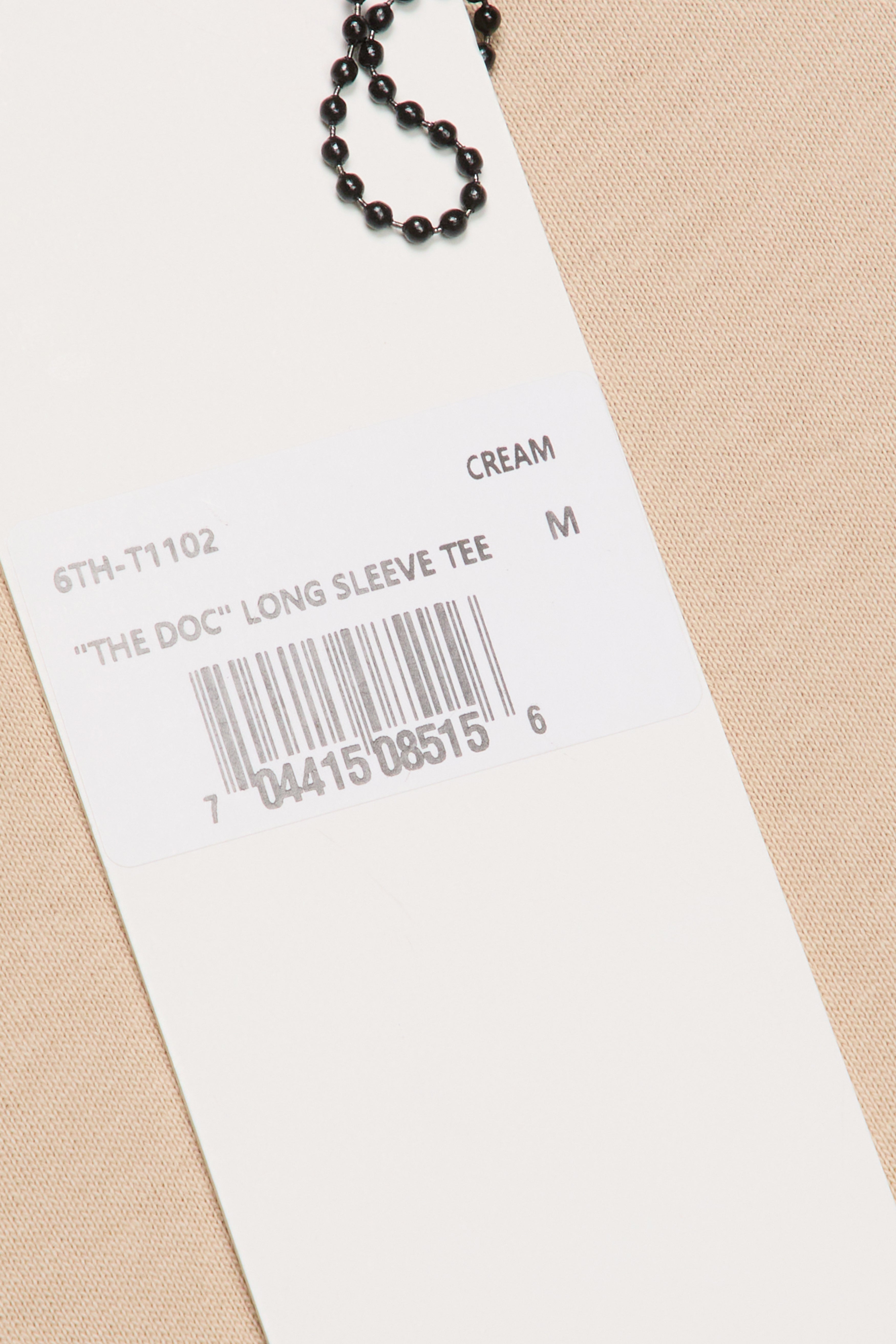 "The Doc" Graphic Long Sleeve Tee Cream