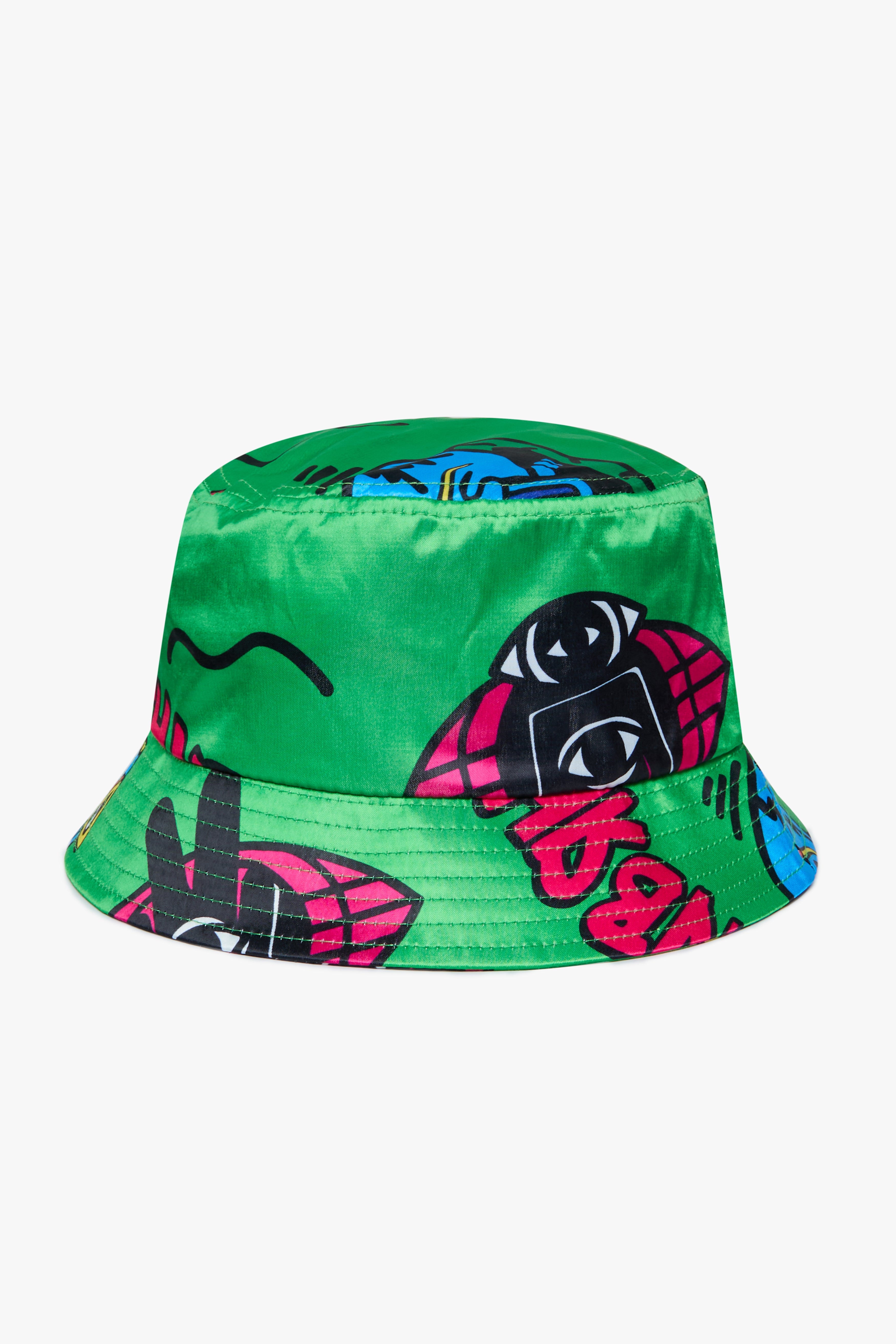 "BRUSH" BUCKET HAT -GREEN