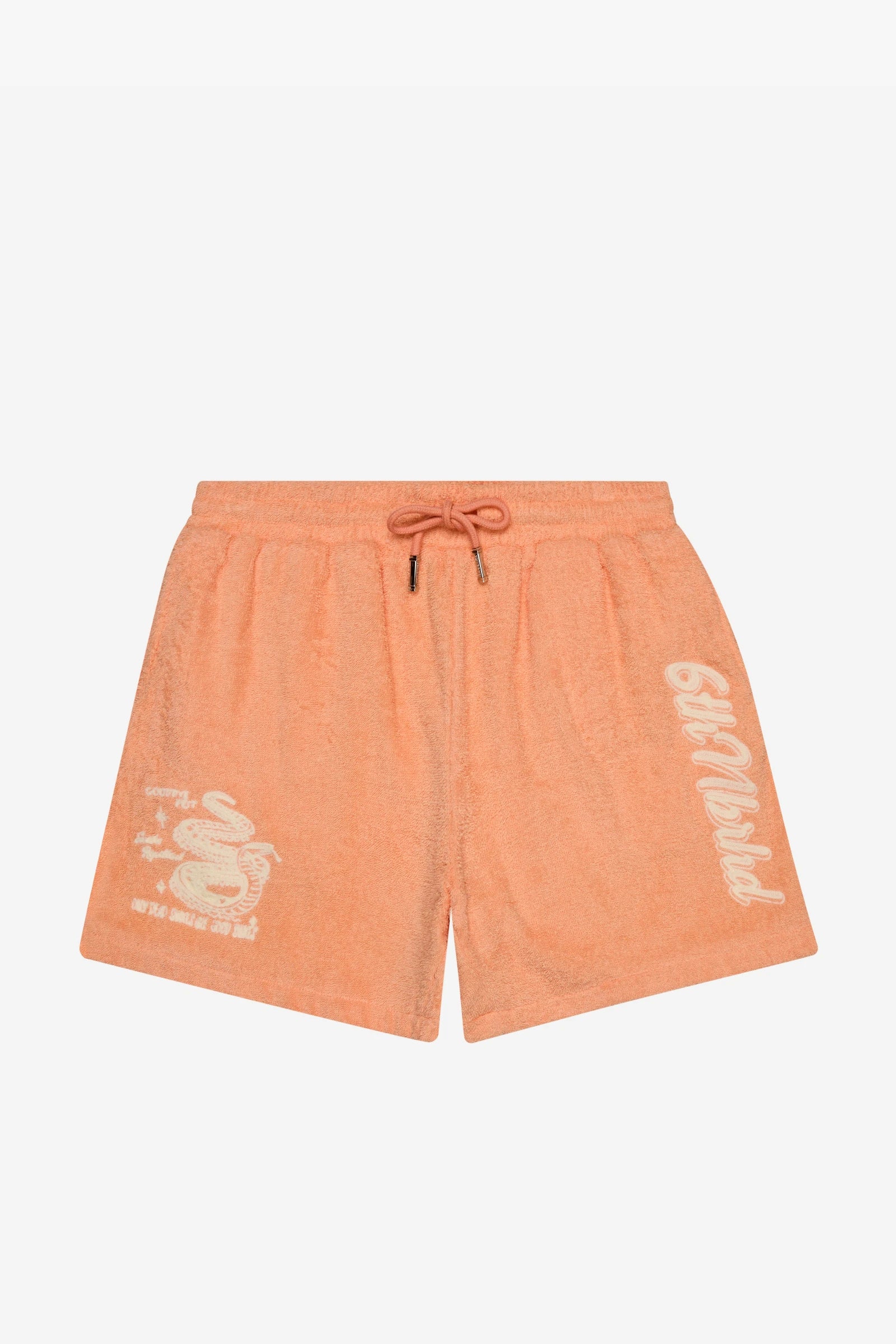 "Exterminator" Shorts Peach