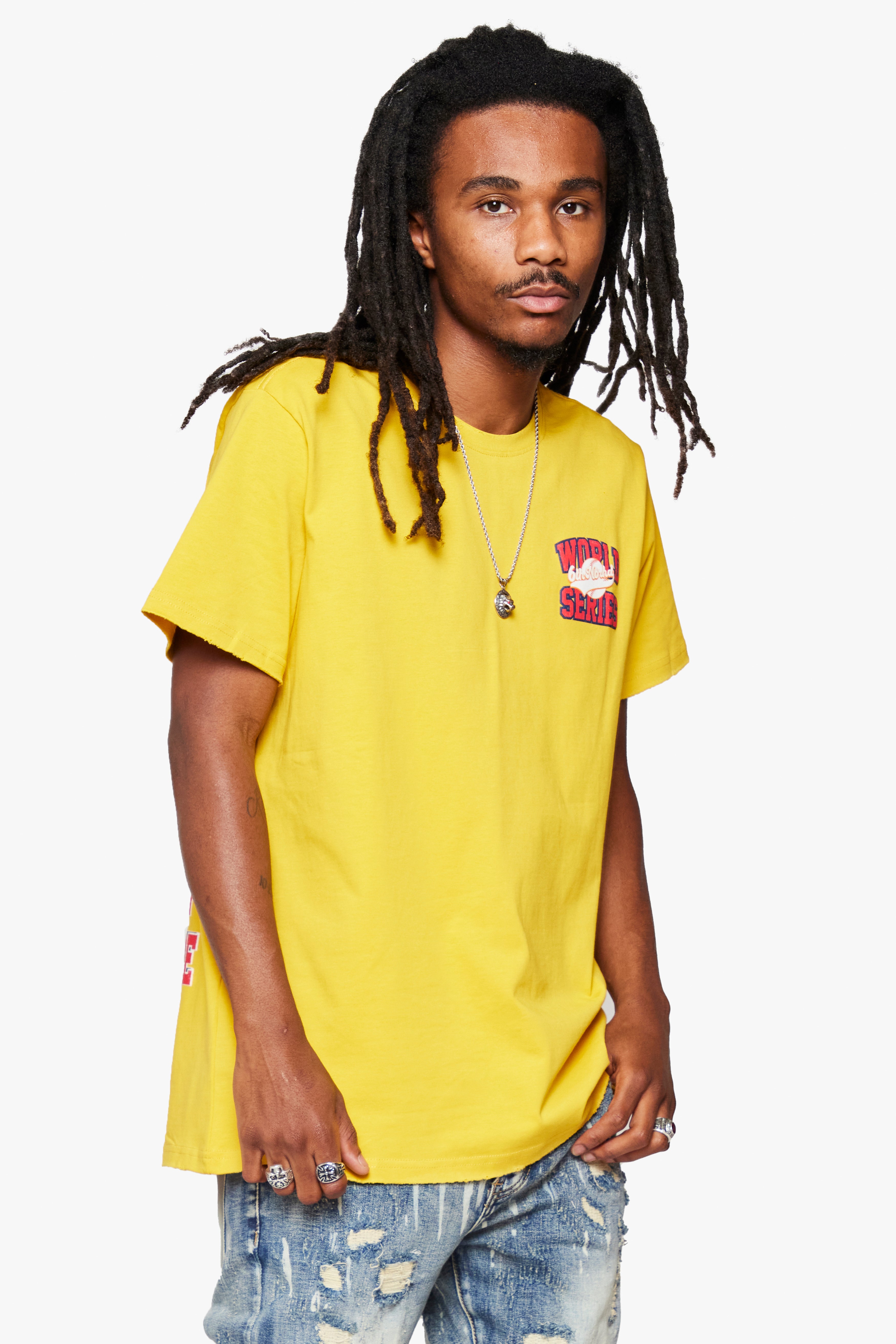 6thNBRHD TEE "HOMERUN" GOLD